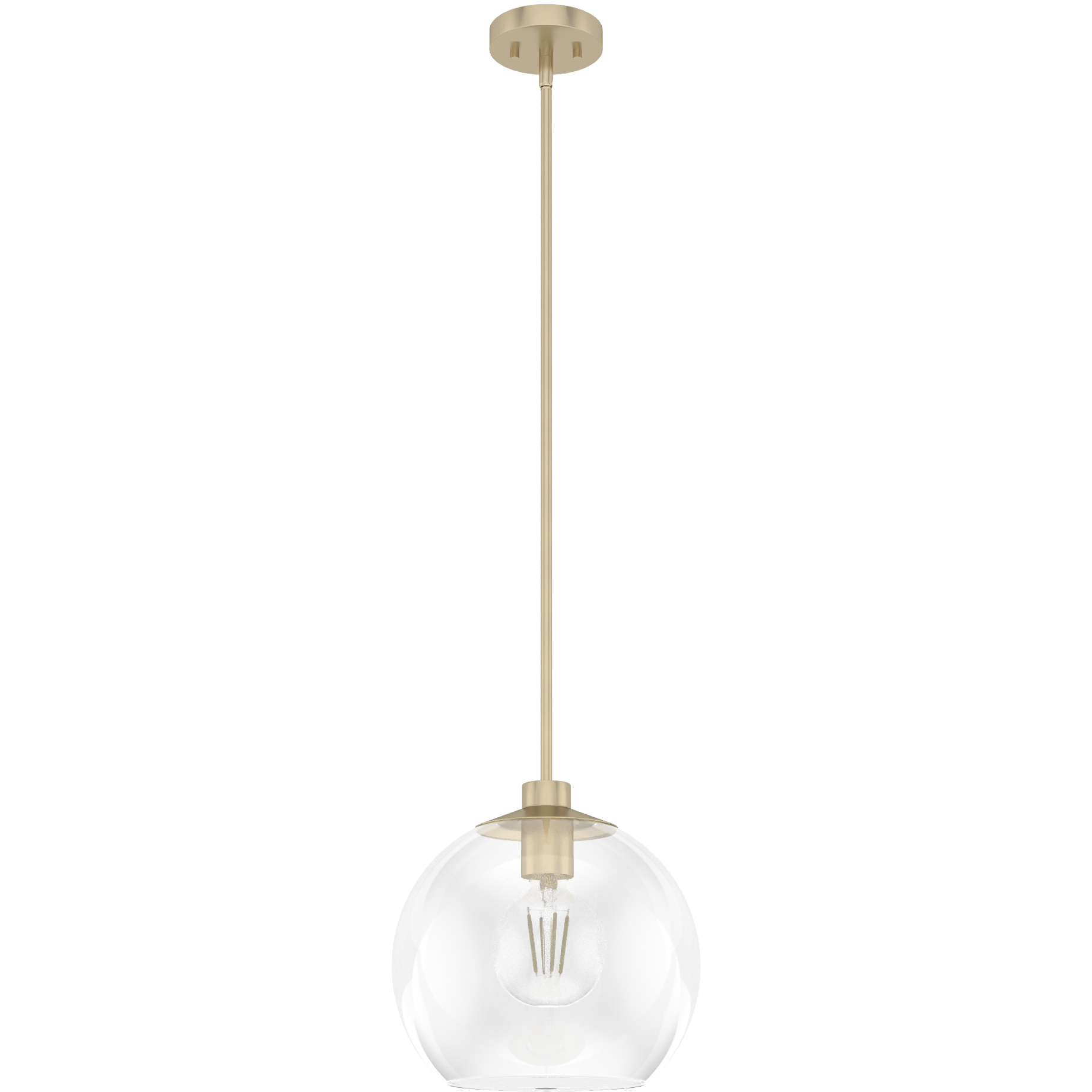 Xidane 1 Light 12 inch Alturas Gold Pendant Ceiling Light, Medium