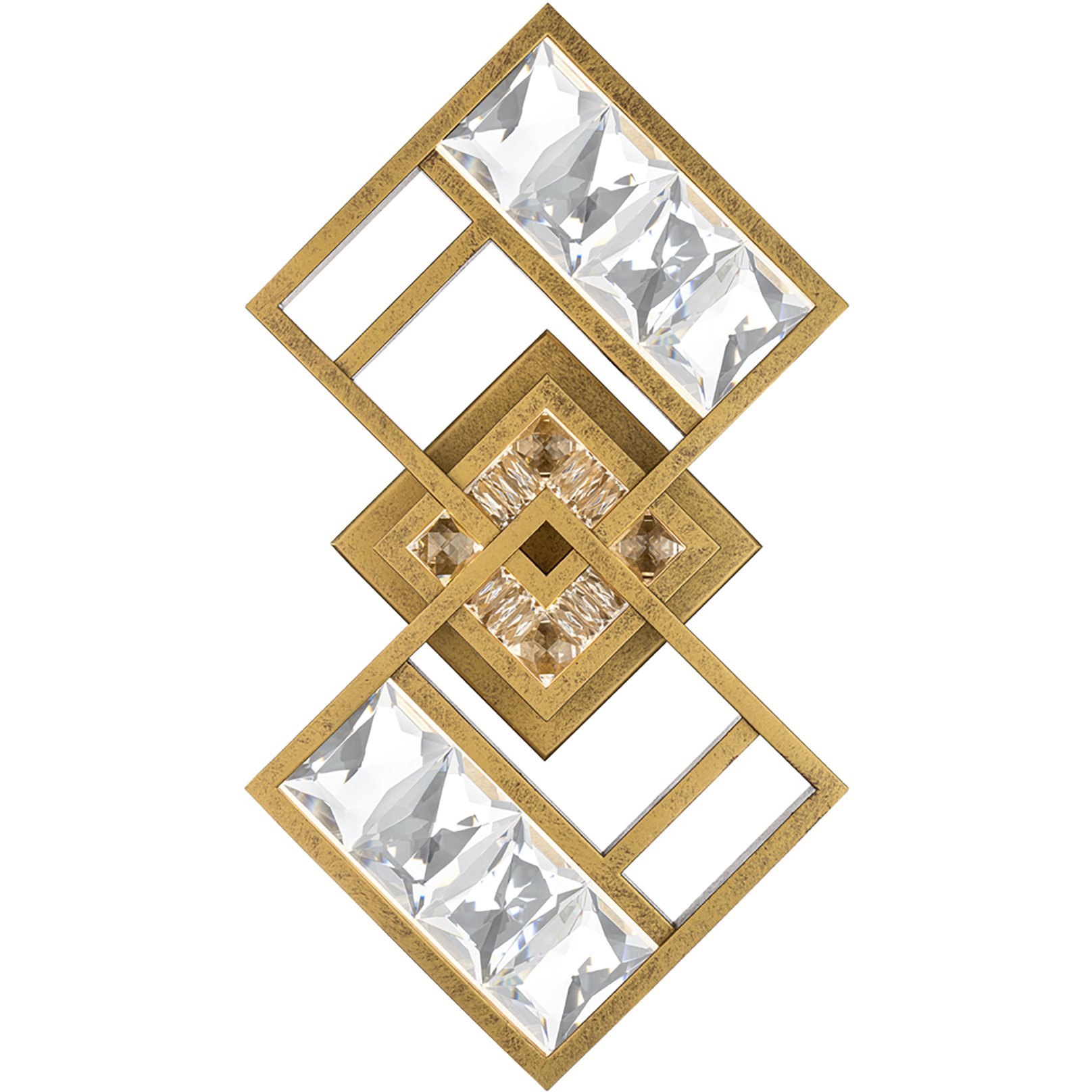 Signature Diamonta LED 3 inch French Gold ADA Wall Sconce Wall Light