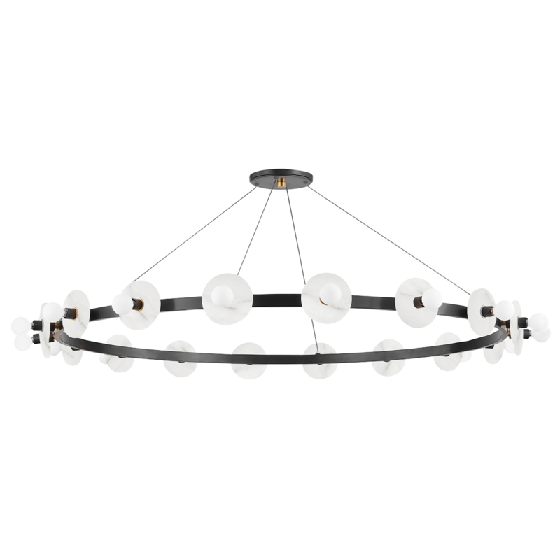 Austen 18 Light 58 inch Aged Old Bronze Chandelier Ceiling Light