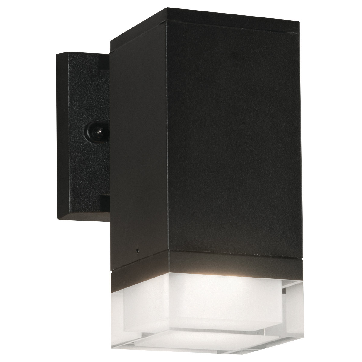 Edmund LED 7.9 inch Black Outdoor Wall Sconce