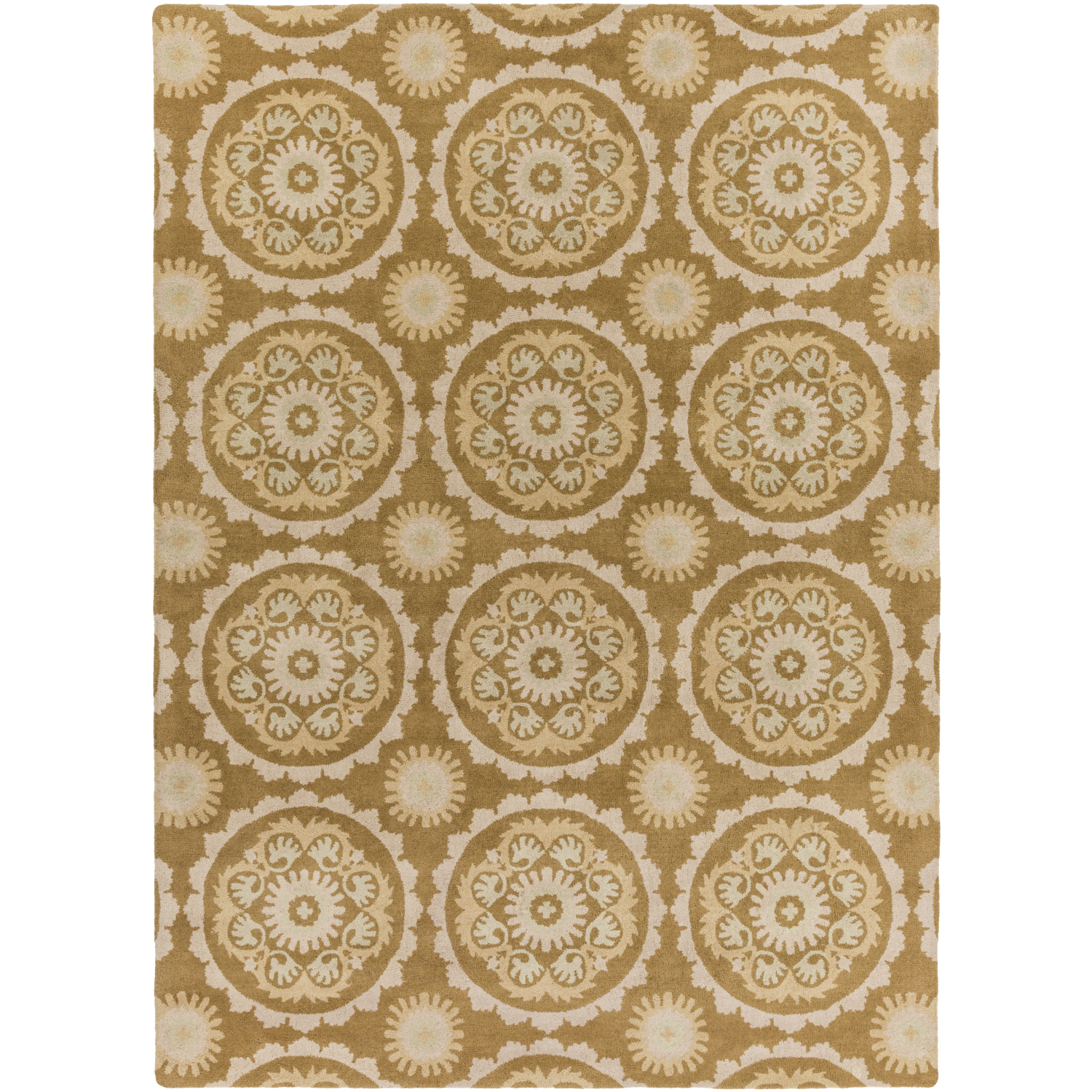 Mosaic 156 X 108 inch Camel, Beige, Ivory, Light Gray Rug