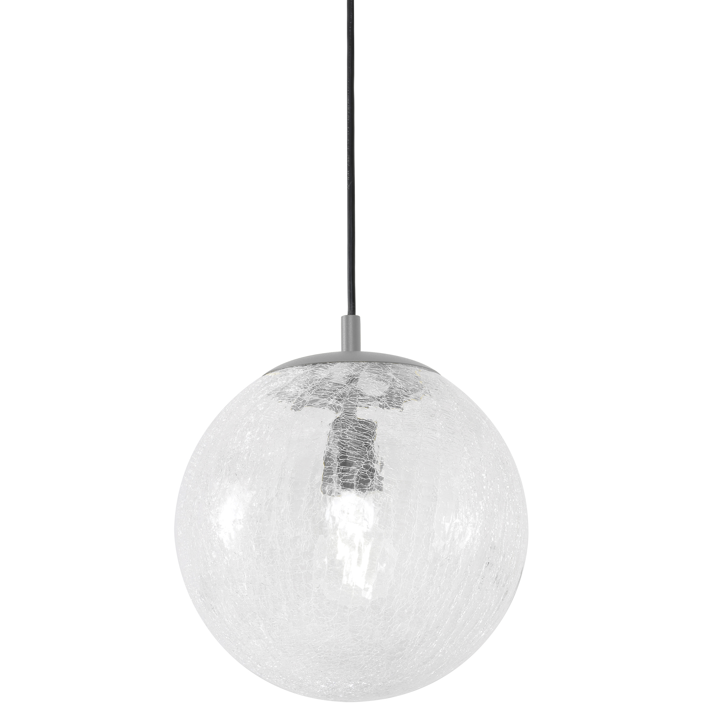 Palla 1 Light 9.5 inch Satin Nickel Pendant Ceiling Light in 9 in