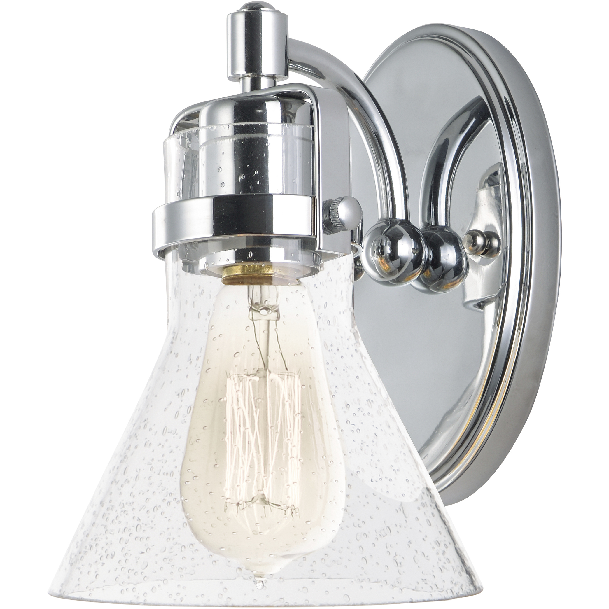 Seafarer 1 Light 6 inch Polished Chrome Wall Sconce Wall Light in Incandescent Bulb Not Included
