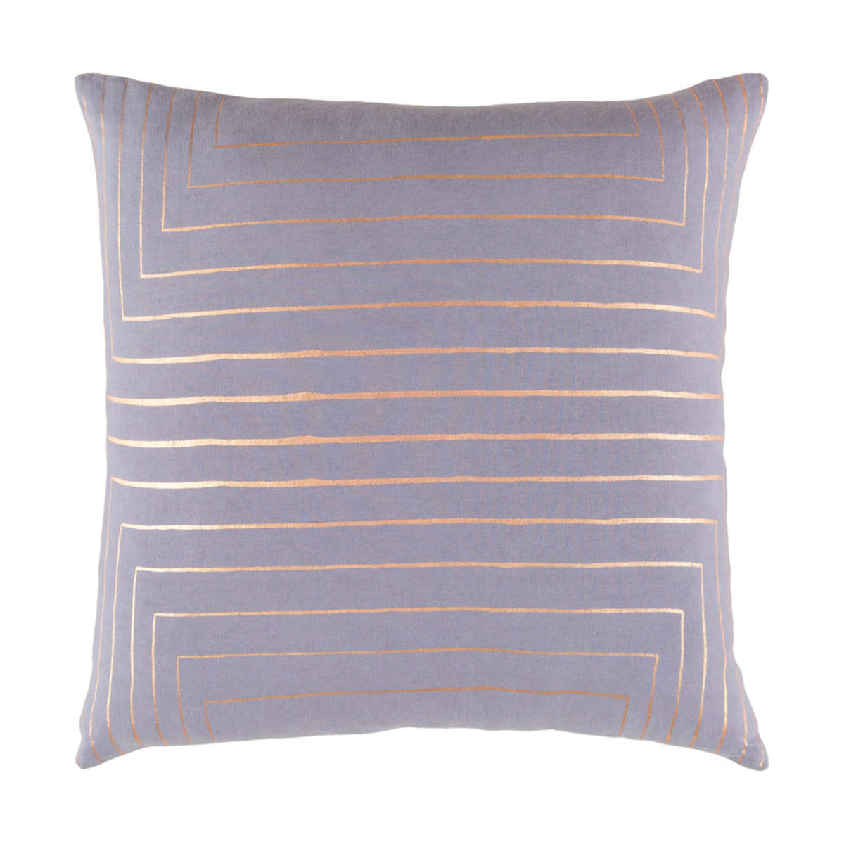 Crescent 22 X 22 inch Medium Gray and Gold Pillow