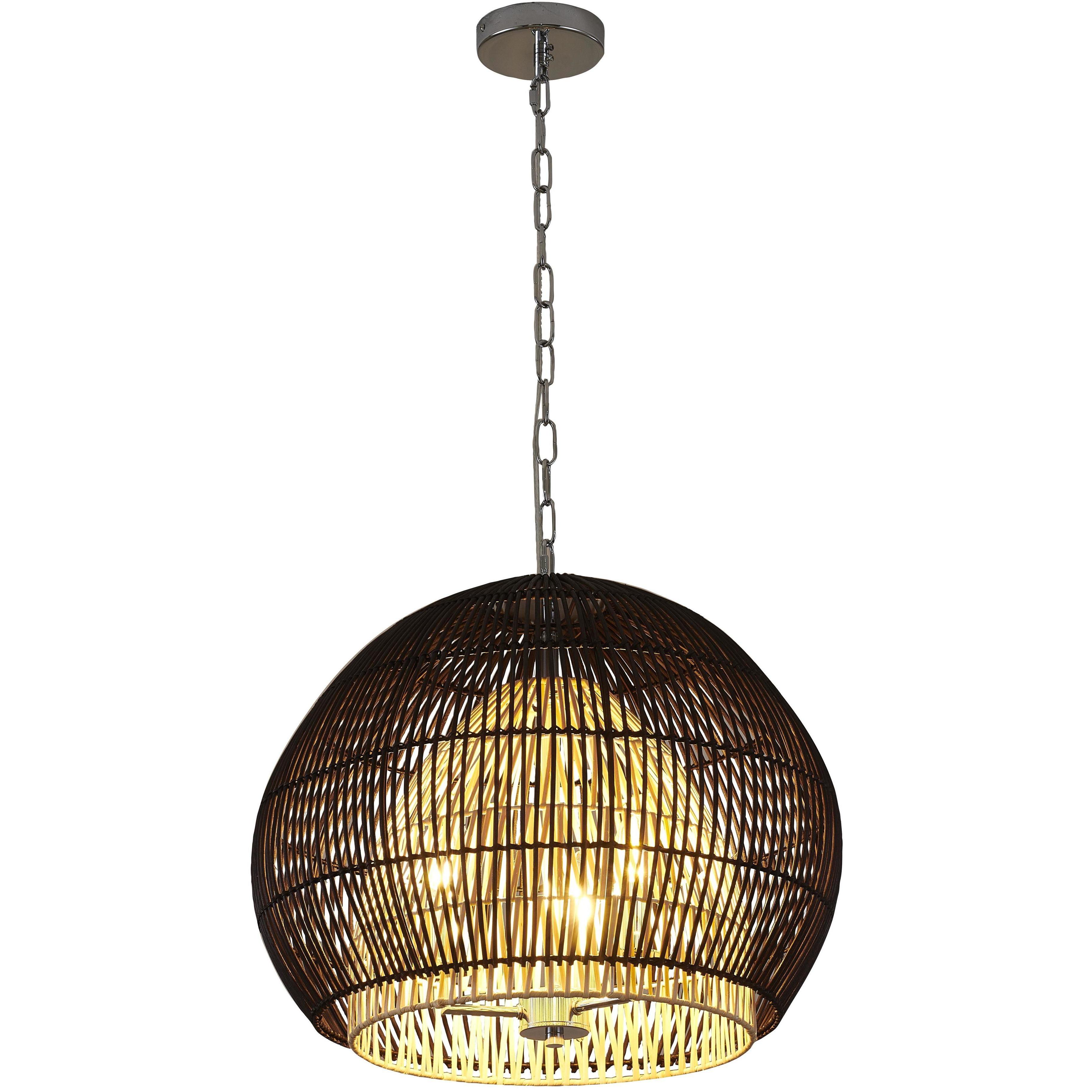 Canada 3 Light 20 inch Chrome Chandelier Ceiling Light