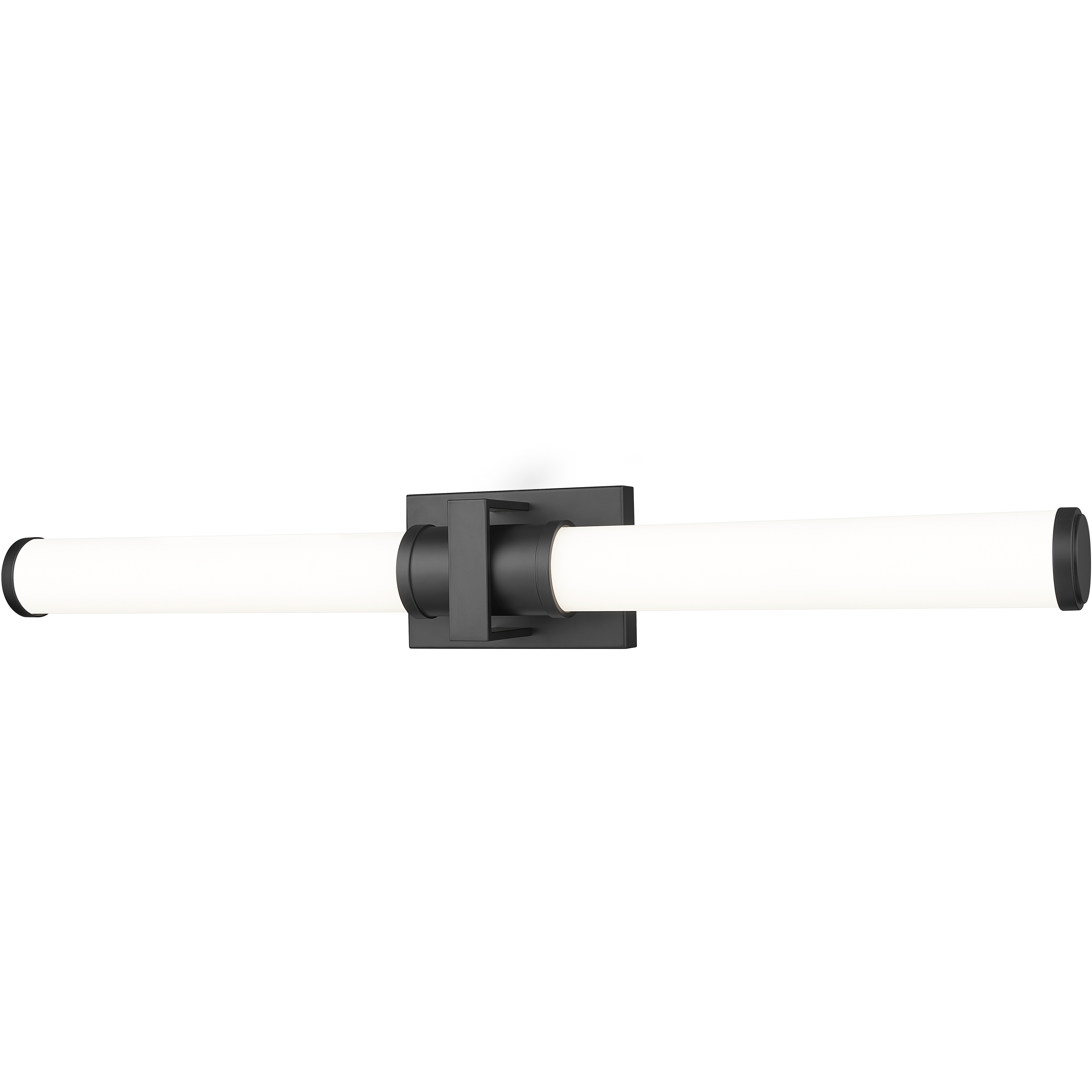 Idris LED 32.5 inch Matte Black Bathroom Vanity Wall Light