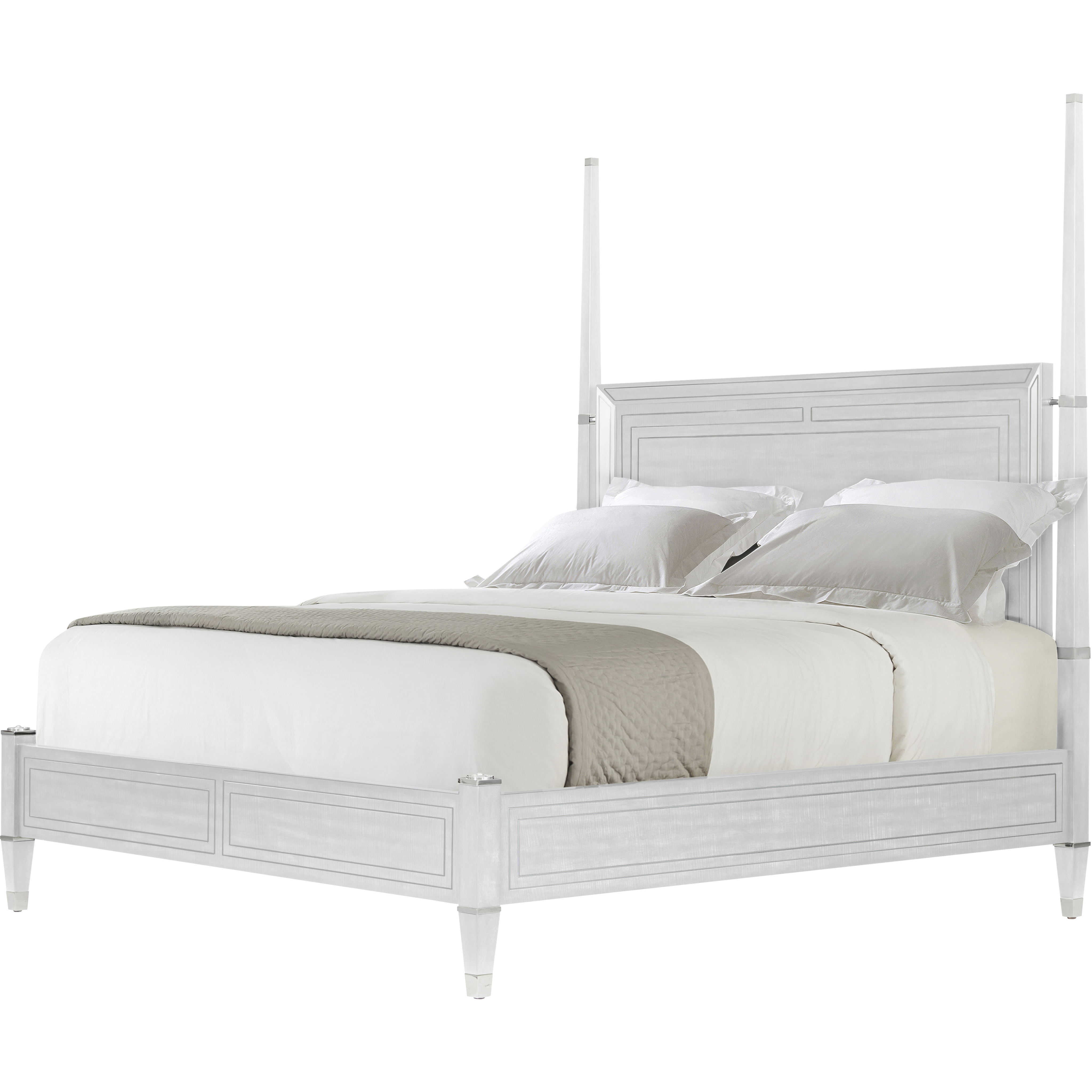 Spencer London Chelsea California King Poster Bed, Wooden