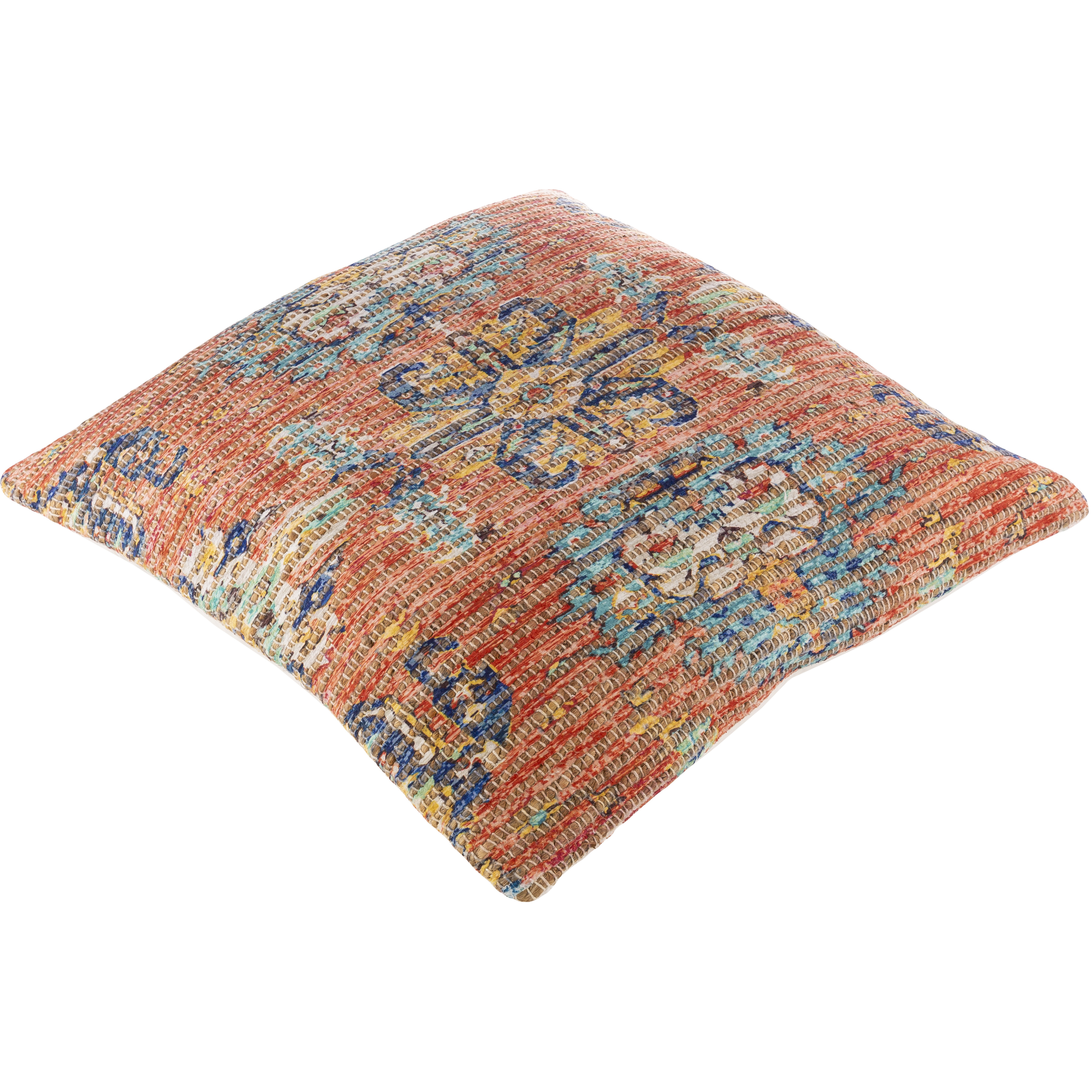 Coventry 26 X 26 inch Aqua Pillow Cover, Square