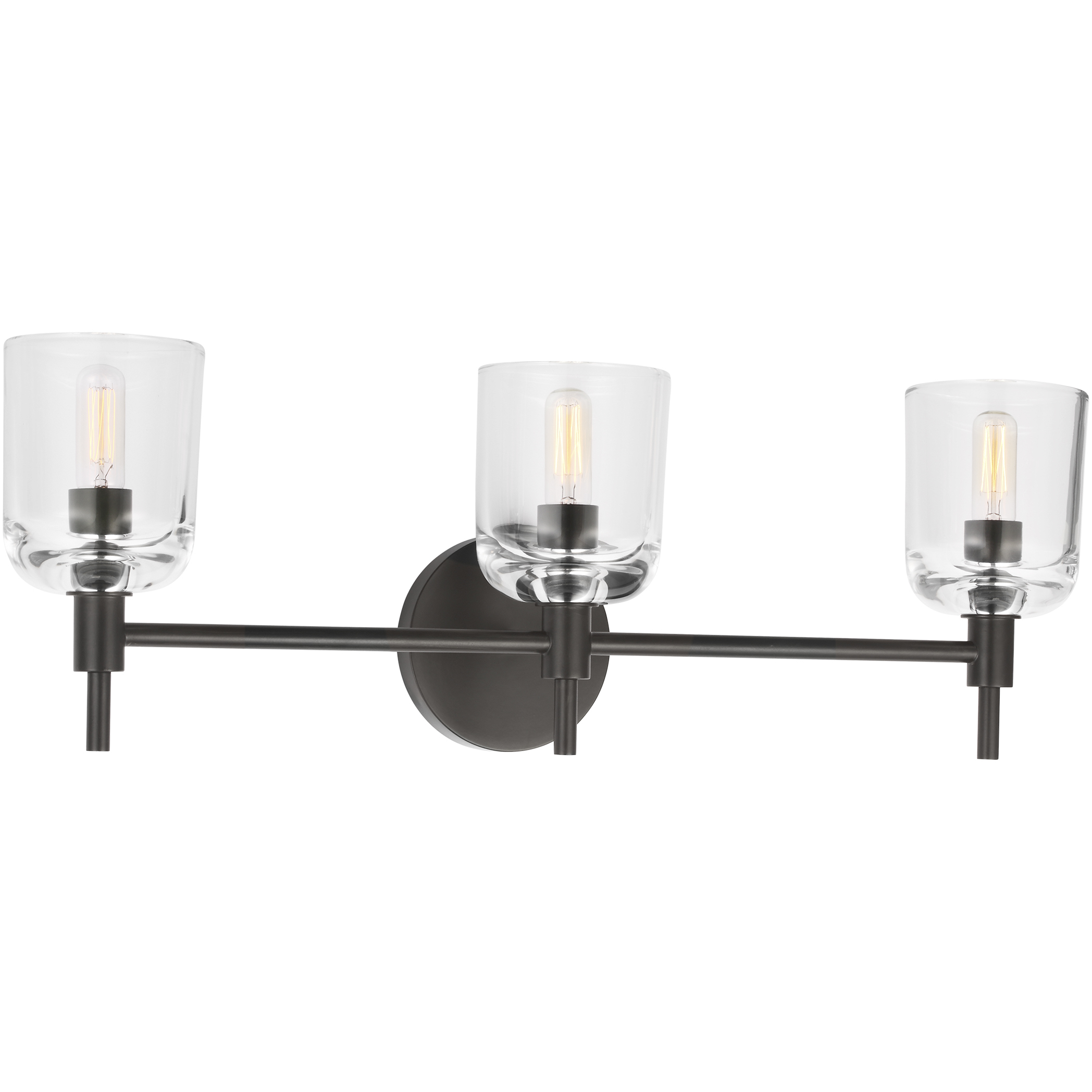 Thom Filicia Hartley 3 Light 24 inch Aged Iron Bath Vanity Wall Light
