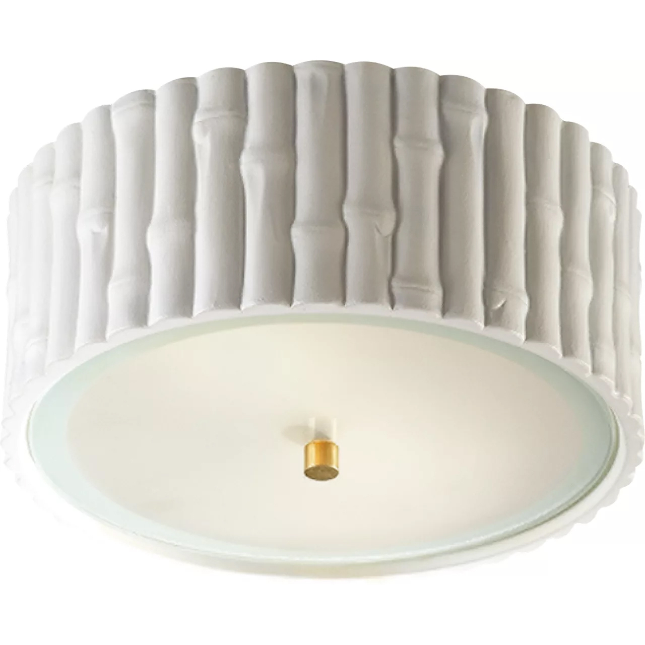 Alexa Hampton Frank 2 Light 11.25 inch Plaster White Flush Mount Ceiling Light, Small