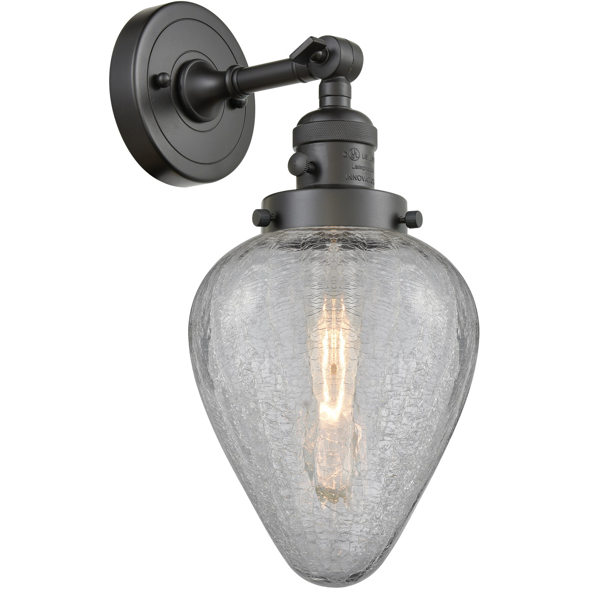 Franklin Restoration Geneseo 1 Light 7 inch Oil Rubbed Bronze Sconce Wall Light, Franklin Restoration