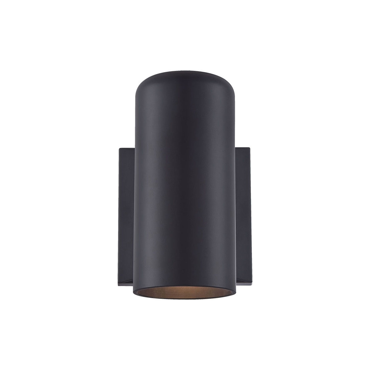 MarbleX 1 Light 7 inch Matte Black Exterior Wall Mount