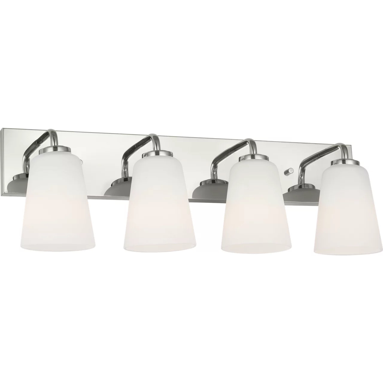Miles 4 Light 25 inch Chrome Vanity Light Wall Light, Extra Large