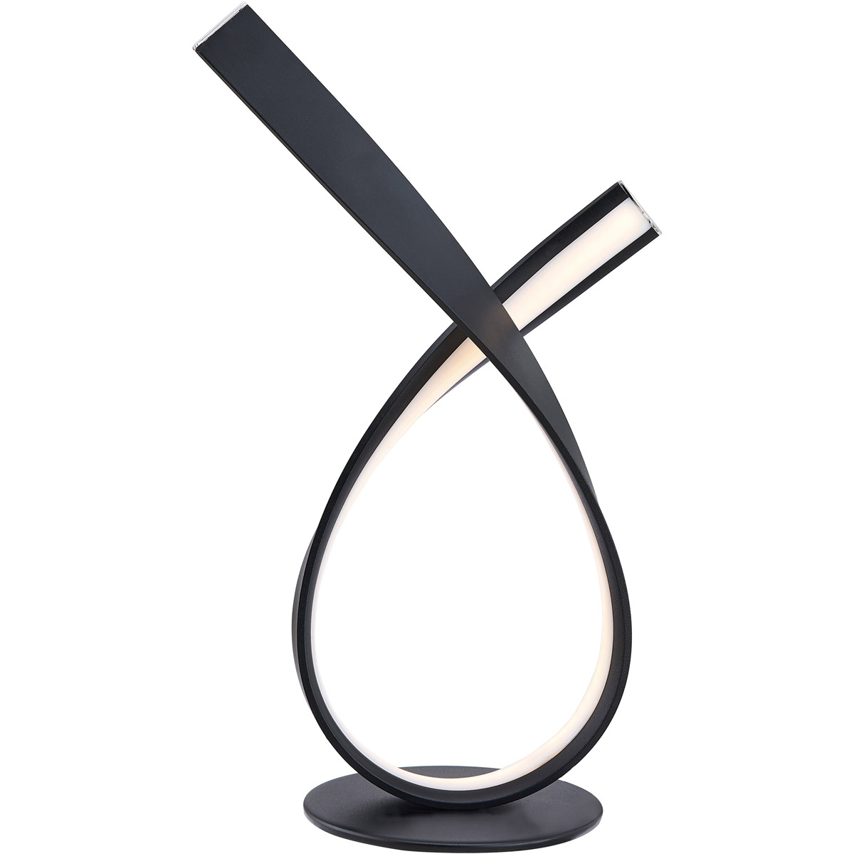 Royce 17 inch 10.00 watt Black Table Lamp Portable Light