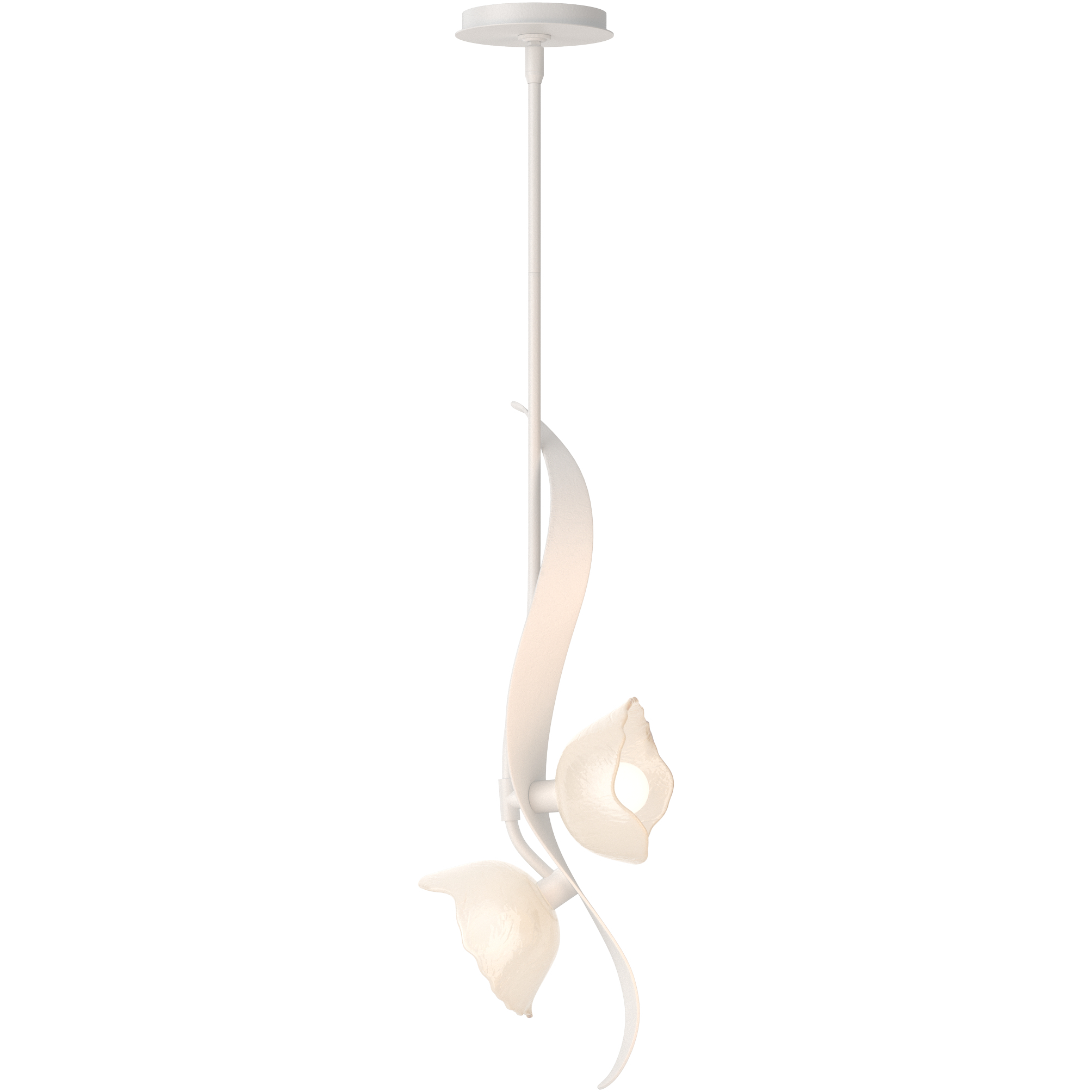 Mika 2 Light 9.7 inch White Pendant Ceiling Light