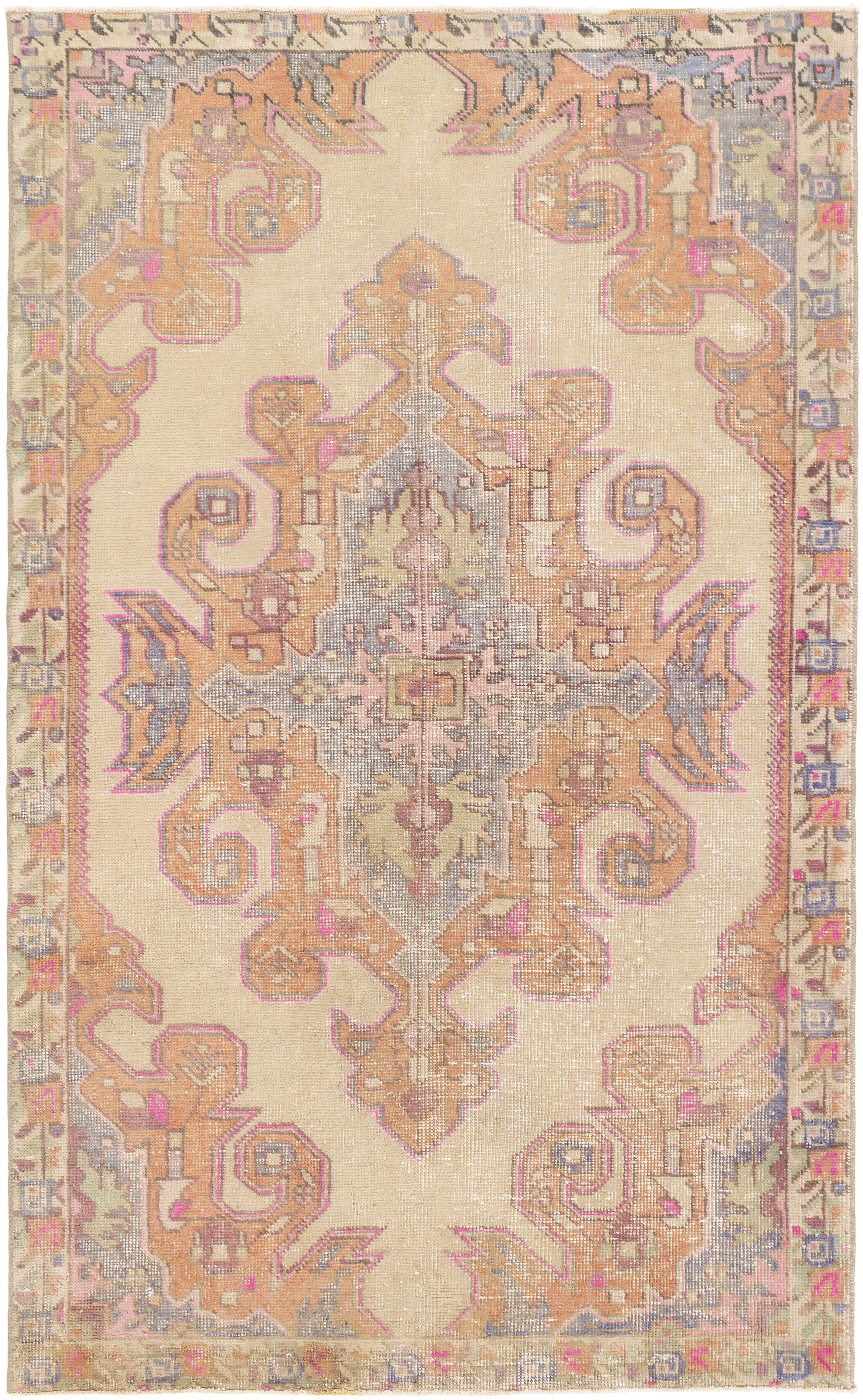 Antique One of a Kind 84 X 51 inch Rug, Rectangle