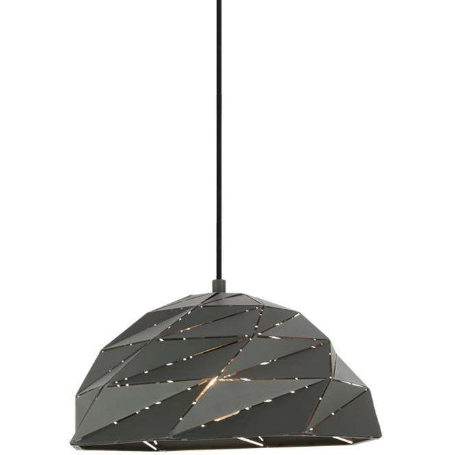 Riku 1 Light 14.25 inch Dark Grey Pendant Ceiling Light