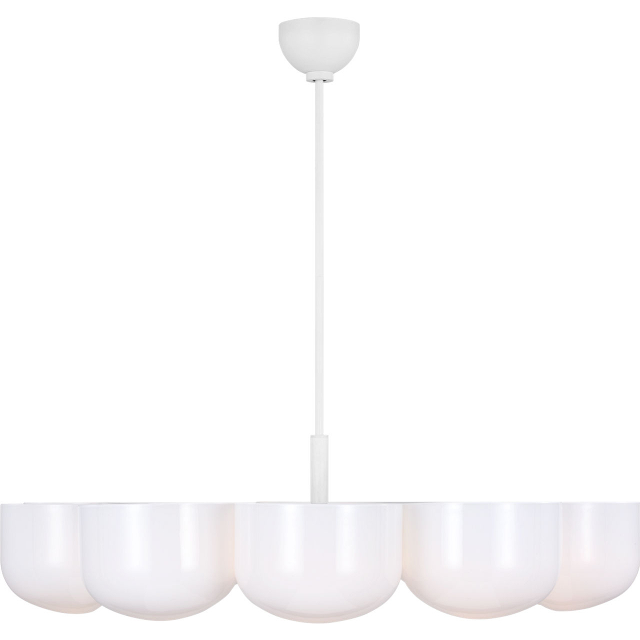Christiane Lemieux Cheverny 10 Light 36 inch Matte White Chandelier Ceiling Light