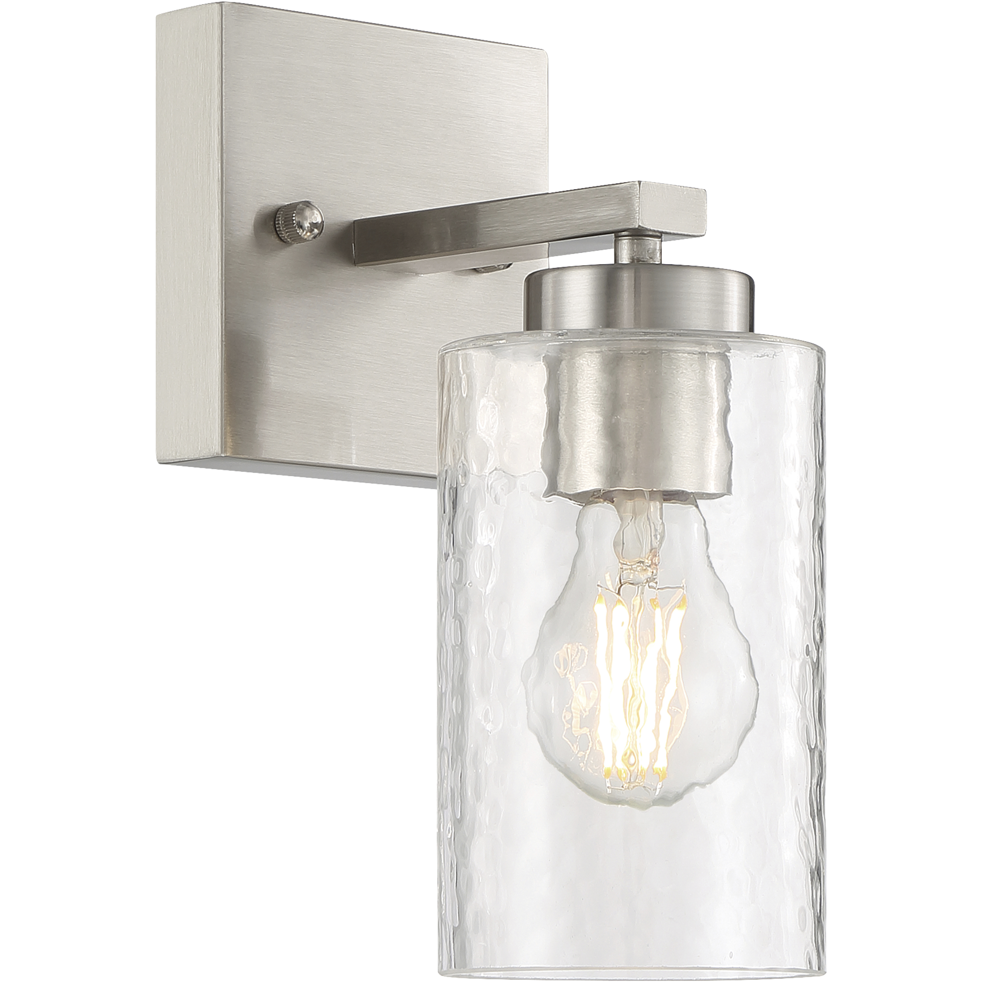 Ellie 1 Light 4.75 inch Brushed Steel Wall Sconce Wall Light