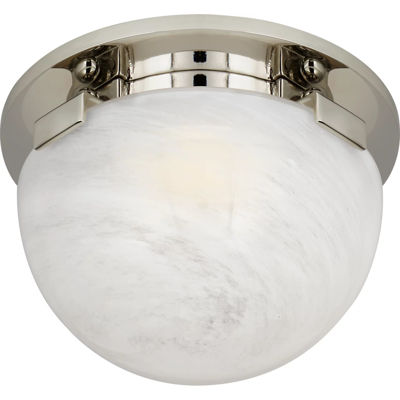 AERIN Serein LED 5.5 inch Polished Nickel Flush Mount Ceiling Light