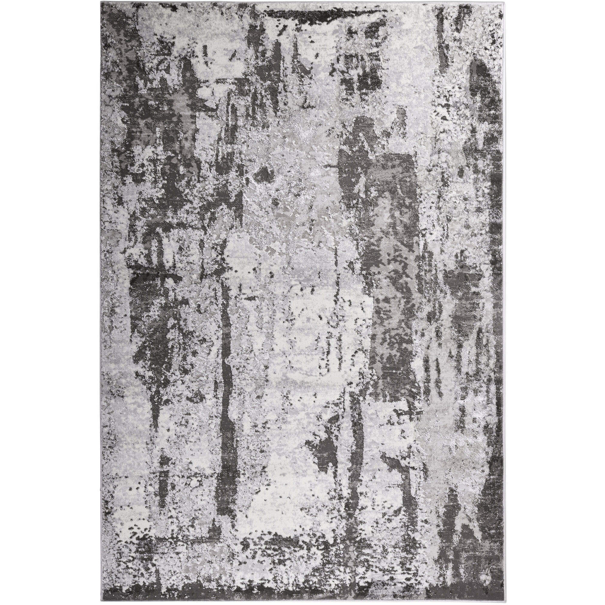 Ayda 36 X 24 inch Black/Grey Rug in 2 x 3