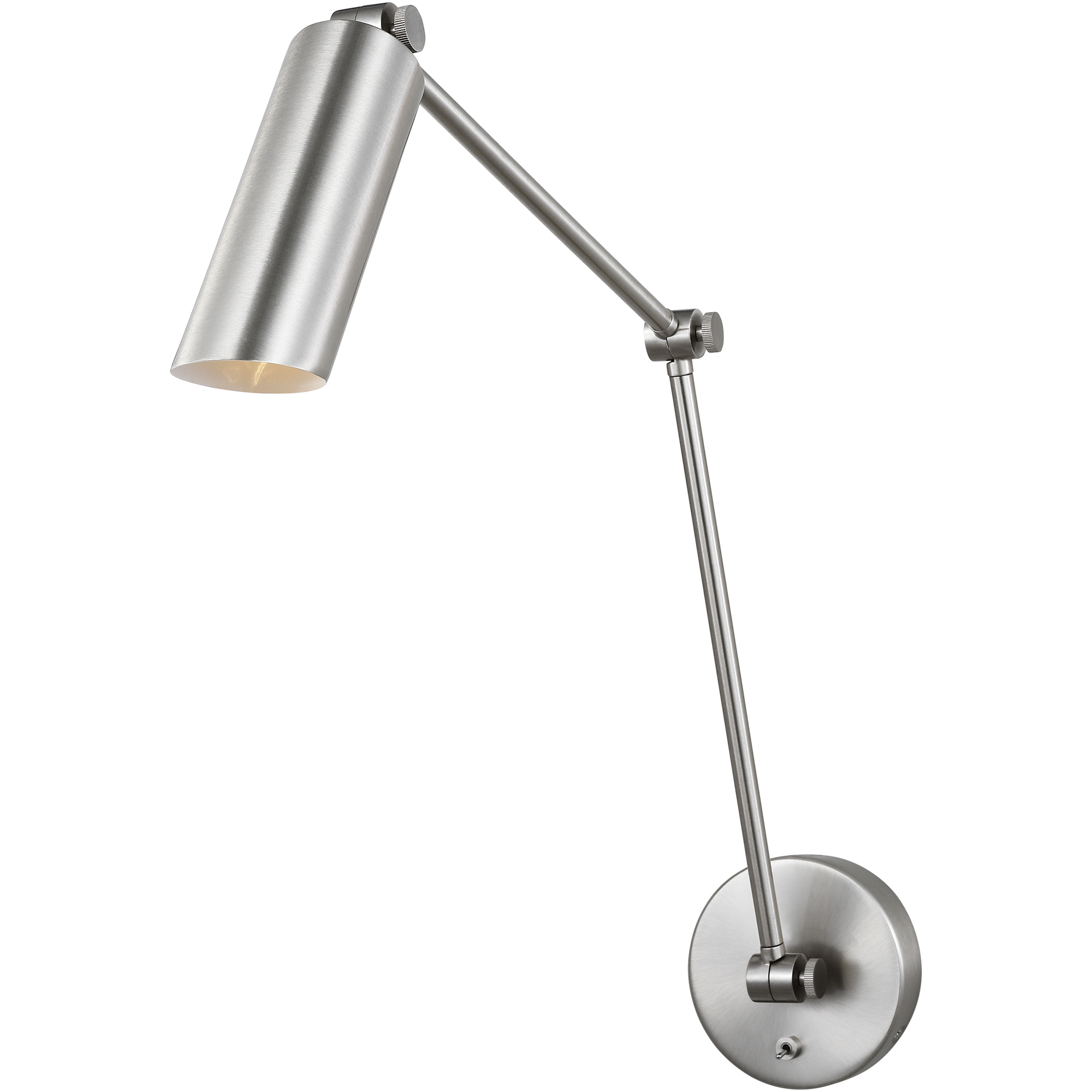 Drew & Jonathan Frasar 1 Light 4.75 inch Brushed Nickel Two Arm Sconce Wall Light, Large