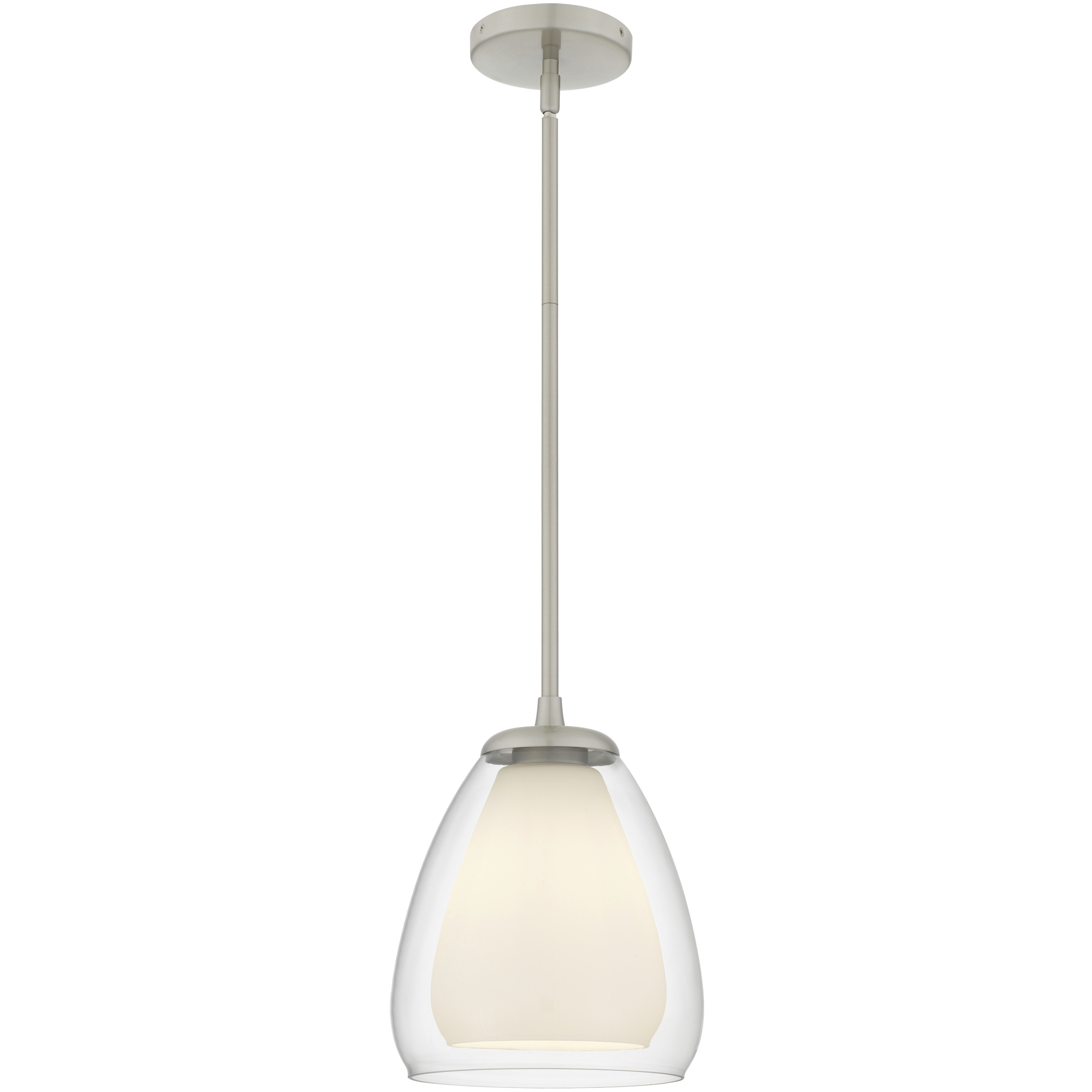 Quoizel Vivienne 1 Light 9 inch Brushed Nickel Mini Pendant Ceiling Light VIV1509BN - Open Box
