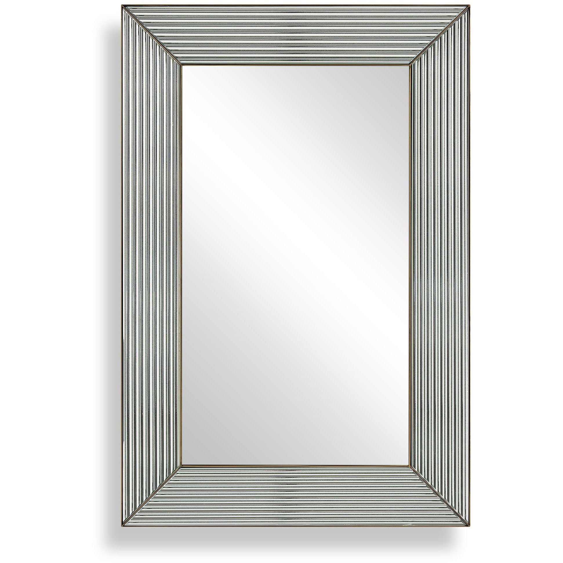 Illuminate 36.13 X 24.13 inch Plated Antique Brass Mirror