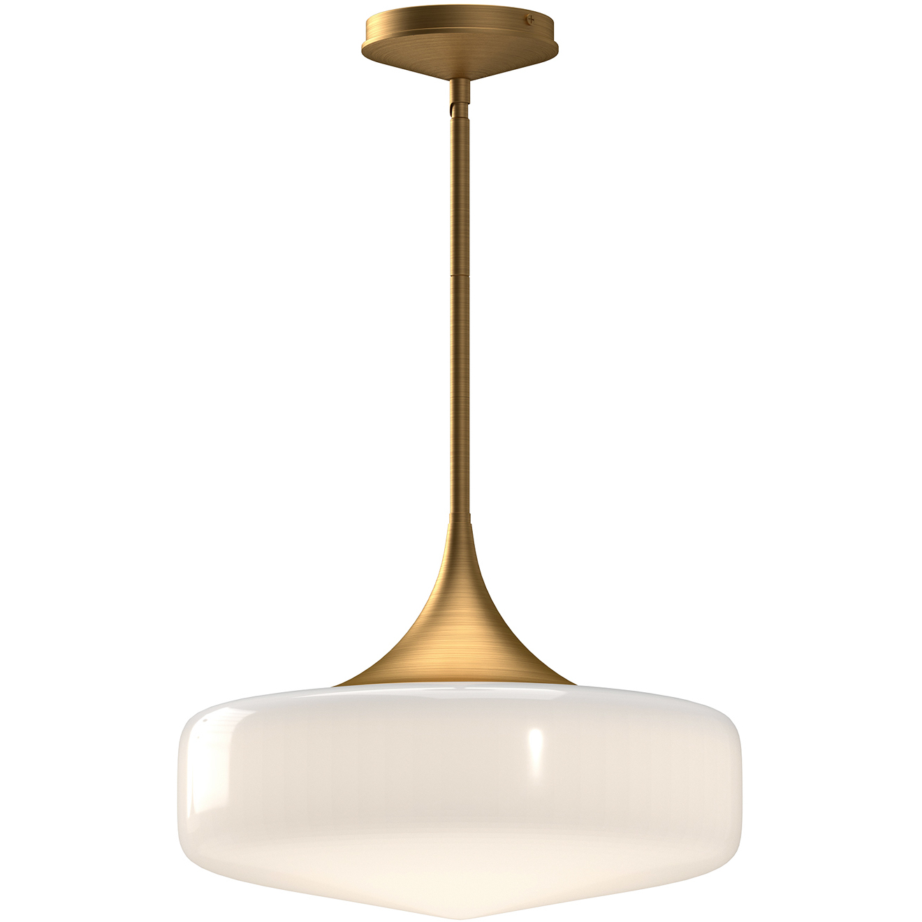 Alora Mood Lincoln 1 Light 14 inch Aged Gold Pendant Ceiling Light