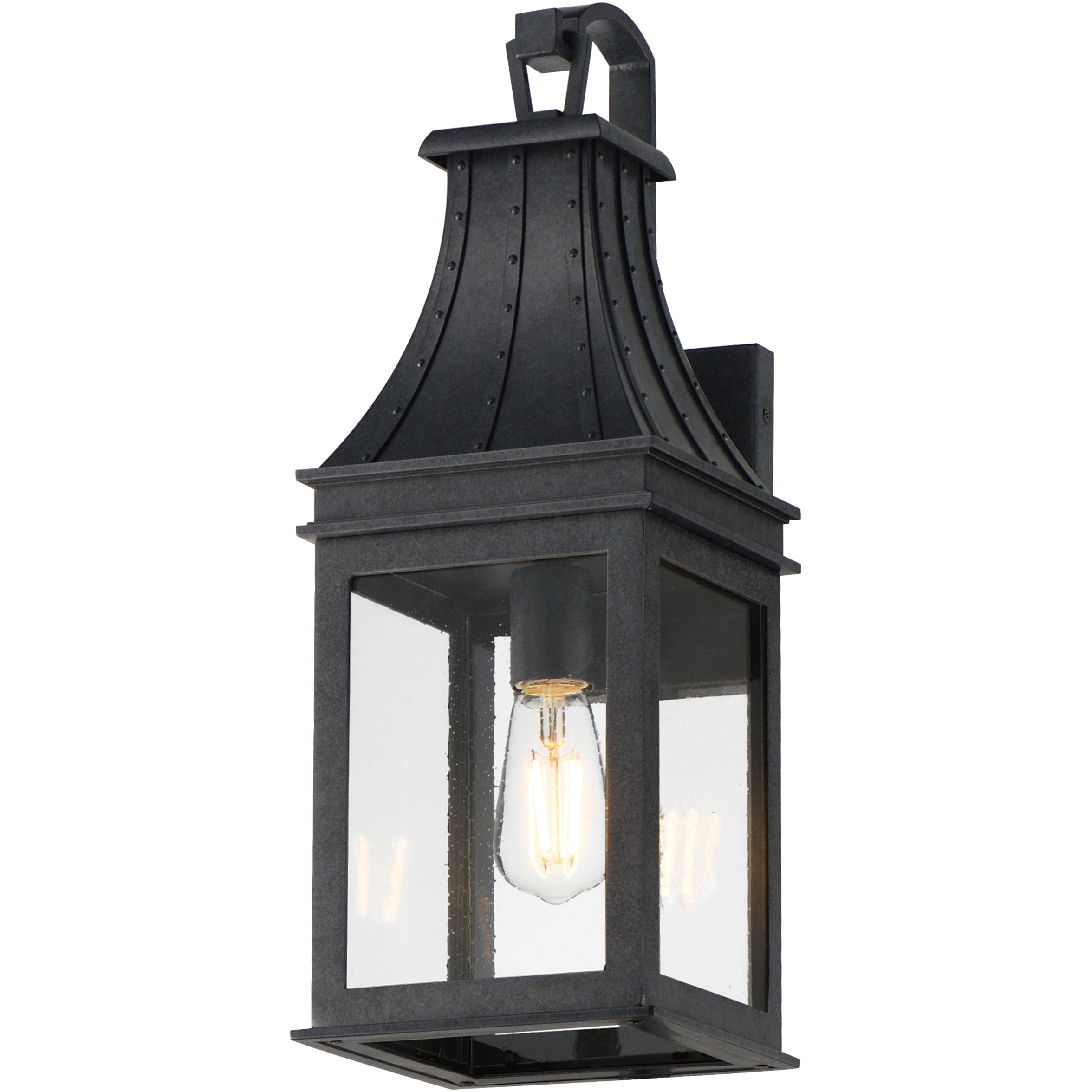 Bramwell VX 1 Light 20 inch Black Patina Outdoor Wall Mount