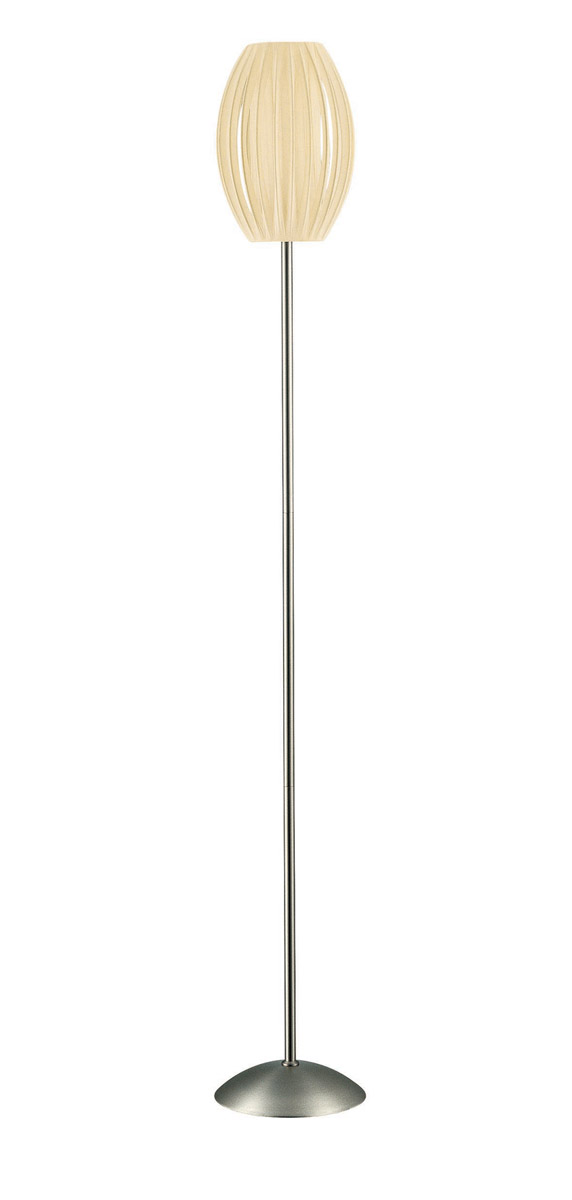 Egg 70 inch 23.00 watt Satin Steel Floor Lamp Portable Light