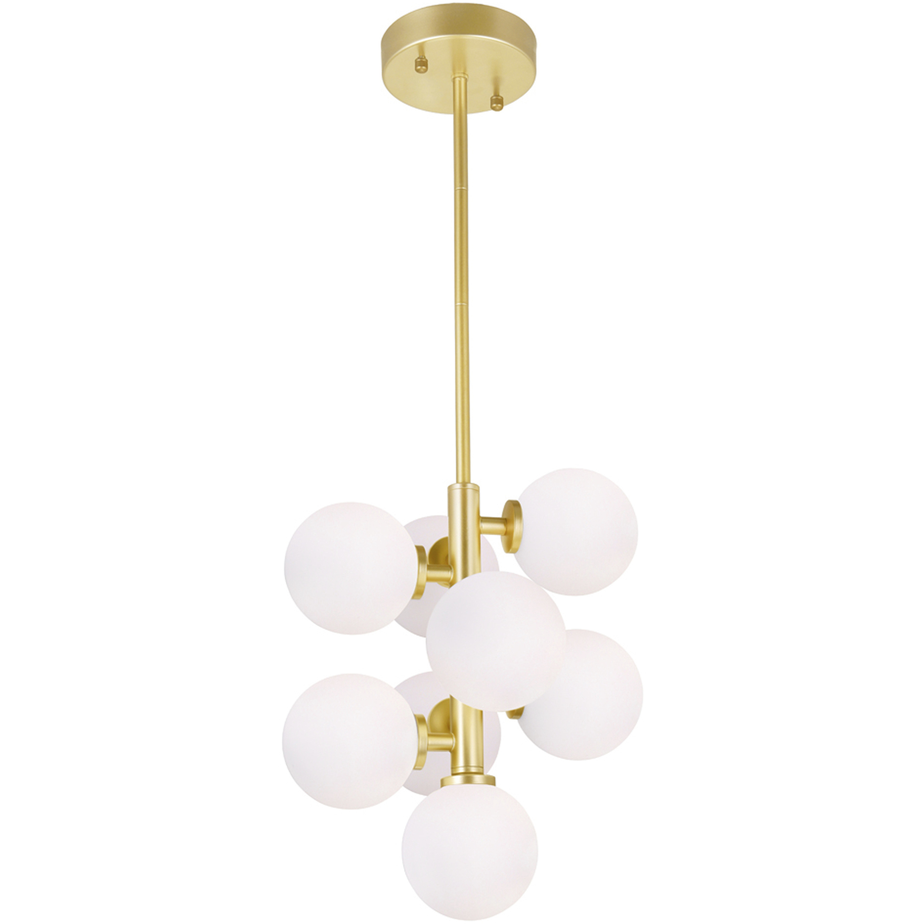 Arya LED 12 inch Satin Gold Pendant Ceiling Light