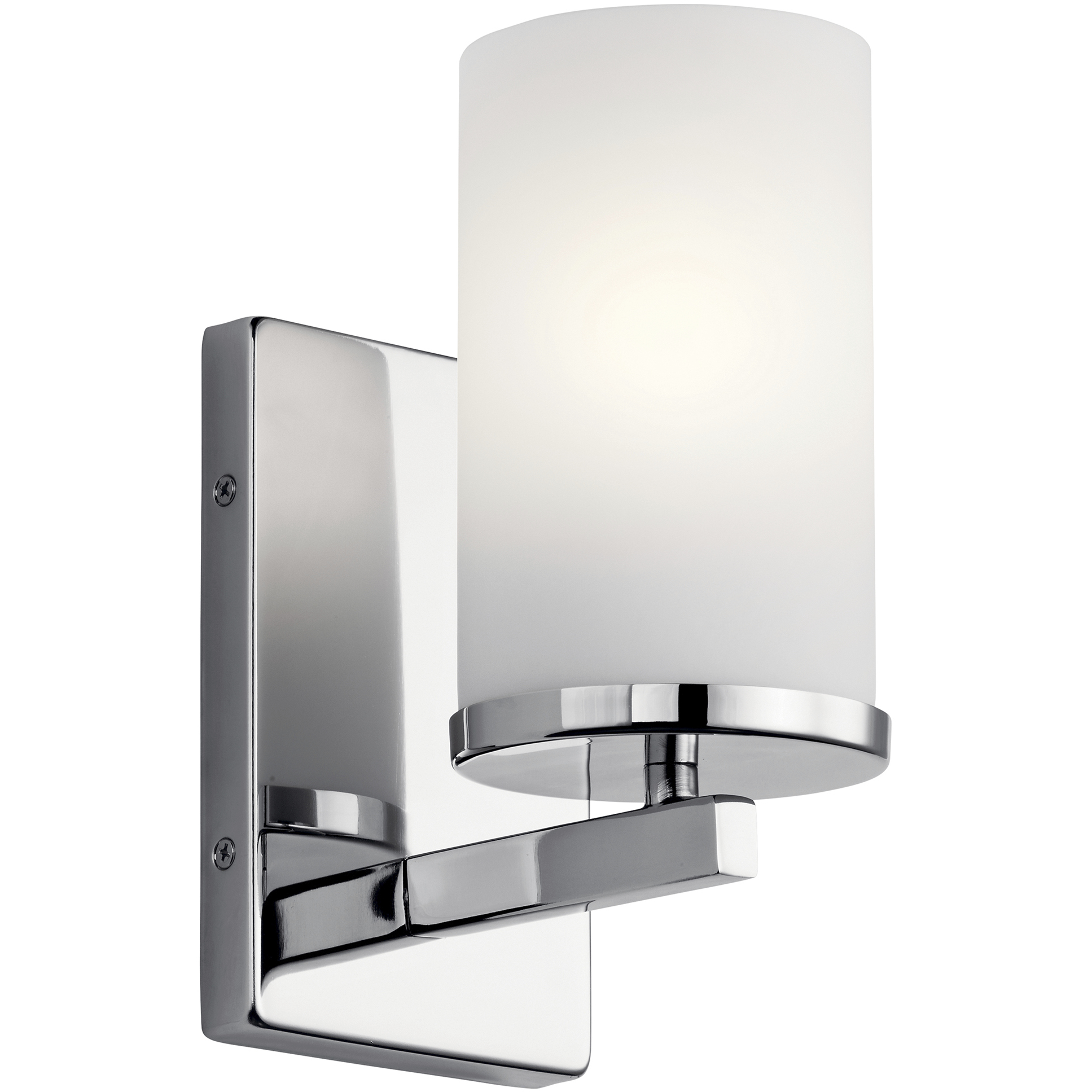 Crosby 1 Light 5 inch Chrome Wall Bracket Wall Light