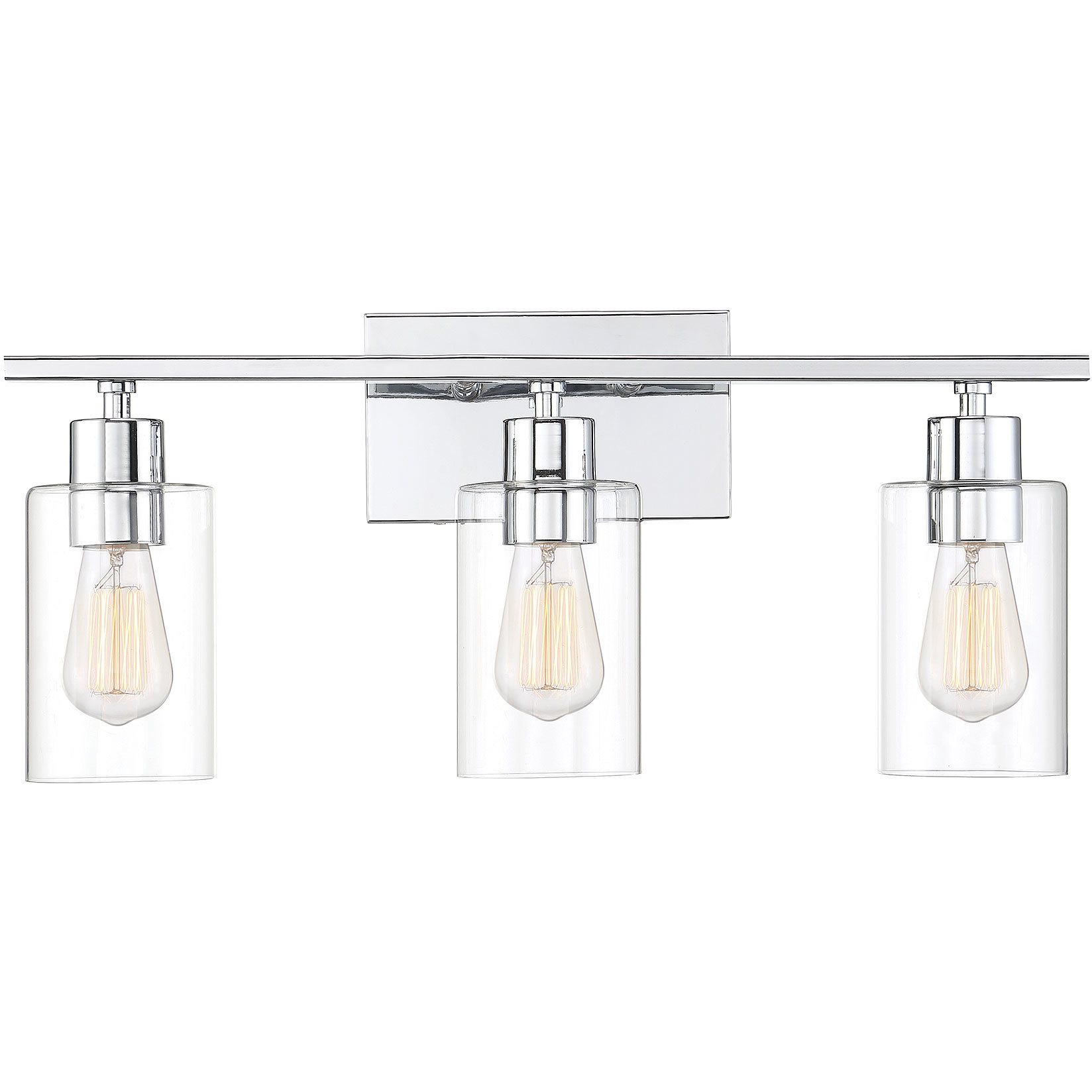 Lambert 3 Light 22 inch Polished Chrome Bathroom Vanity Light Wall Light