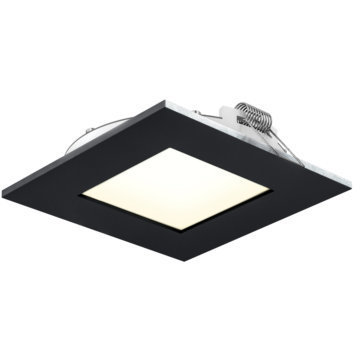 Excel Black Slim panel, Recessed