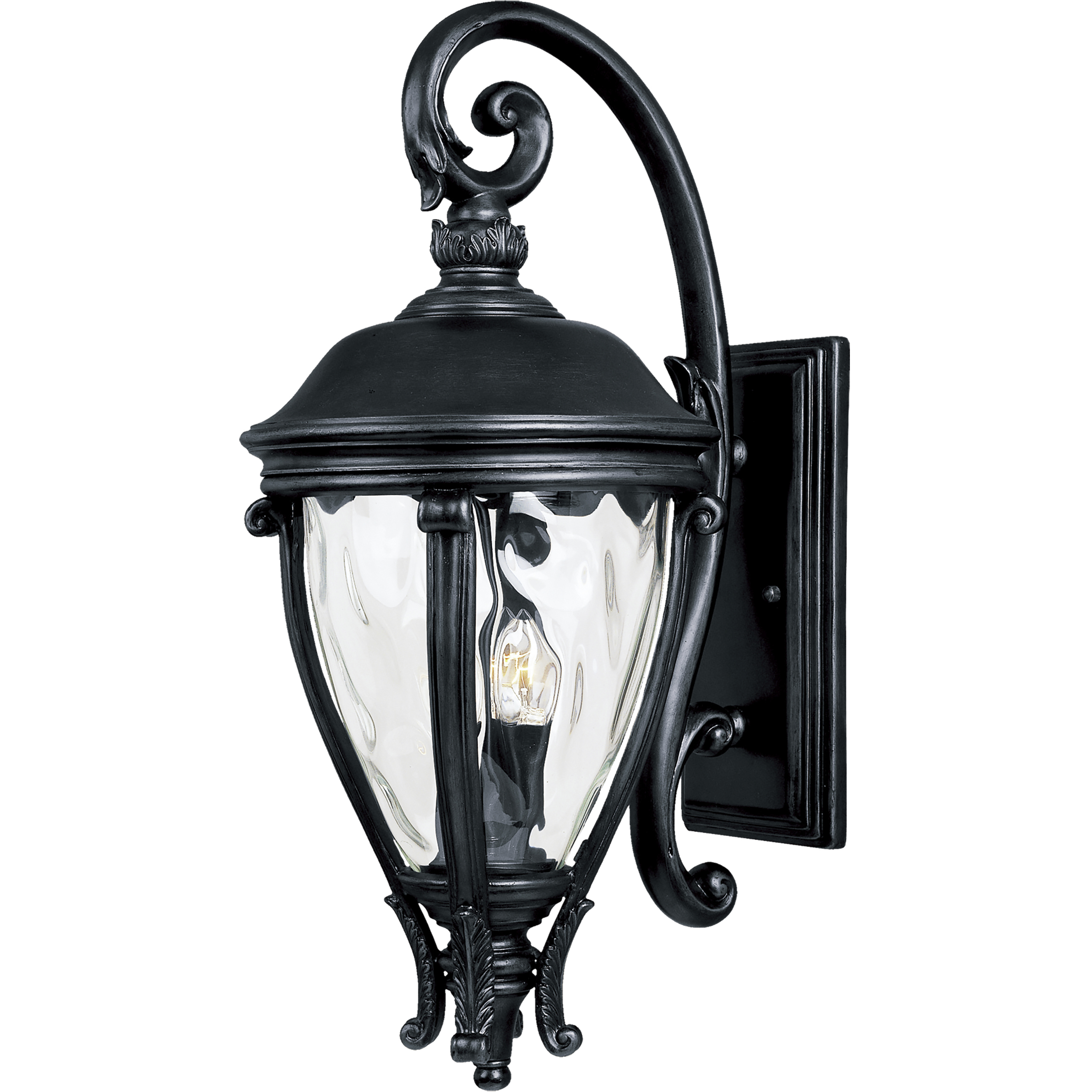 Camden VX 3 Light 29 inch Black Outdoor Wall Mount