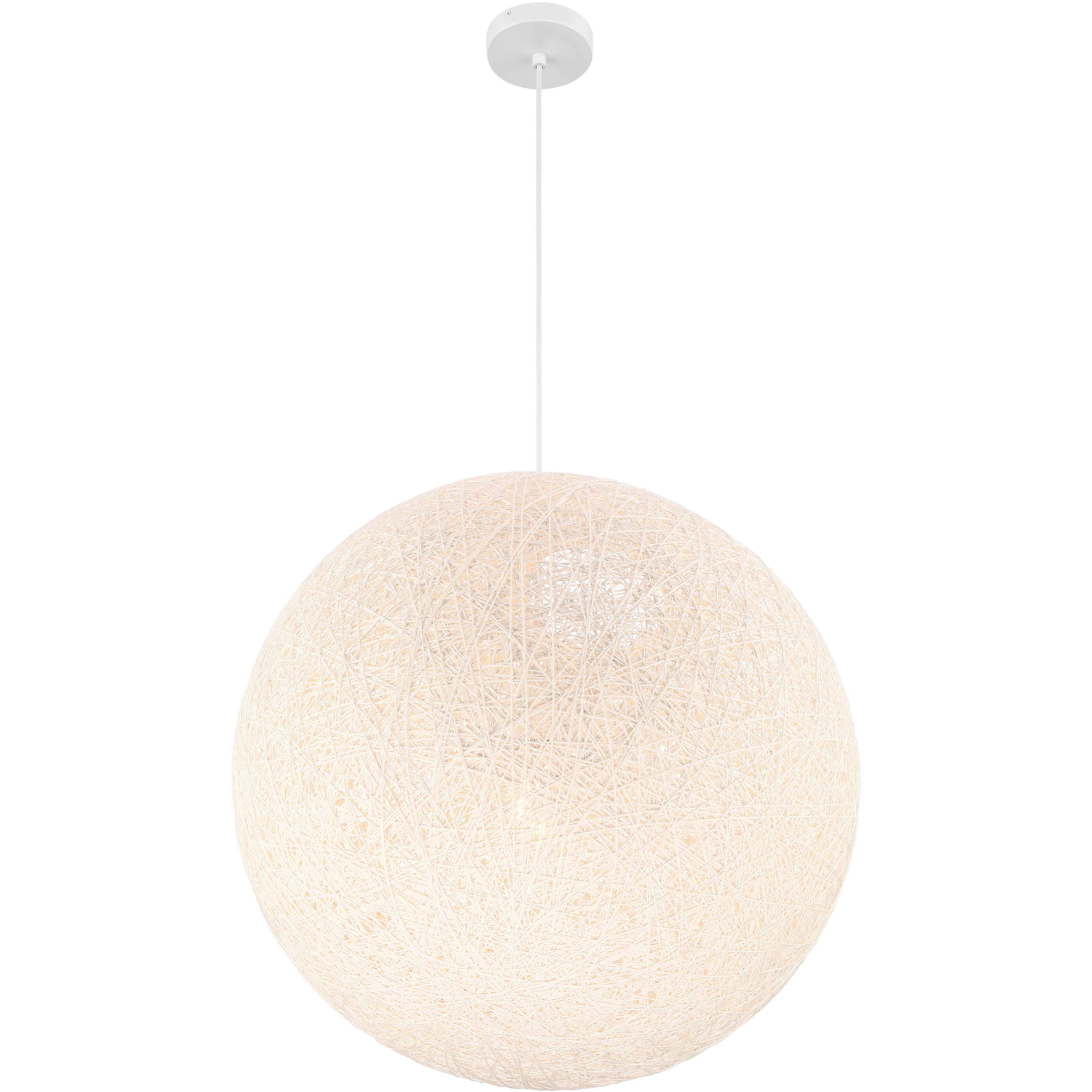 Entwined 1 Light 24 inch Matte White Pendant Ceiling Light