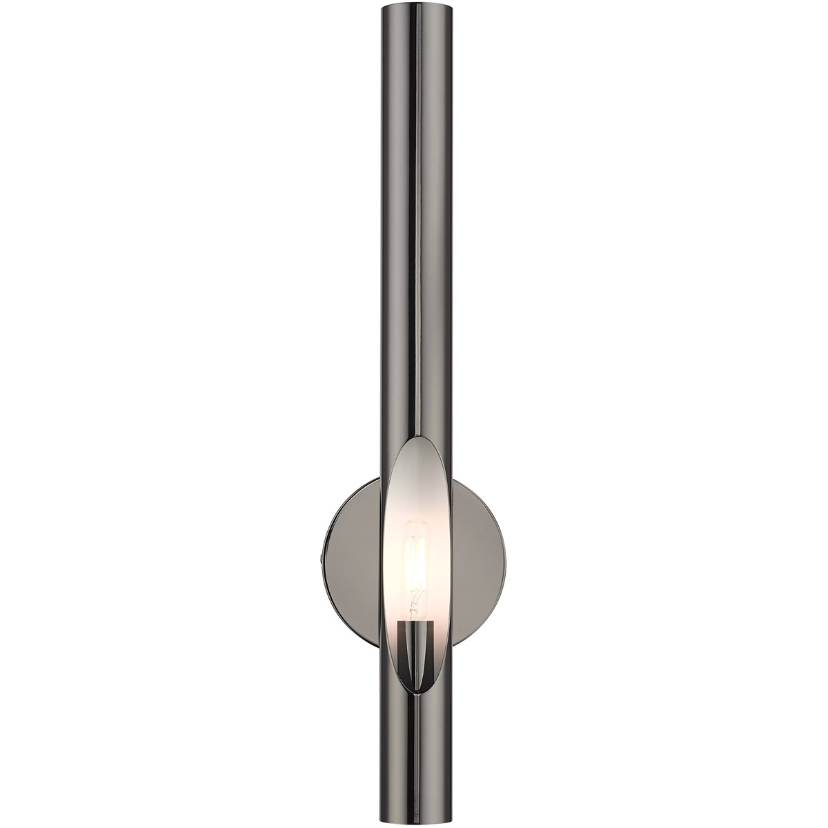 Acra 1 Light 5.13 inch Black Chrome ADA ADA Single Sconce Wall Light