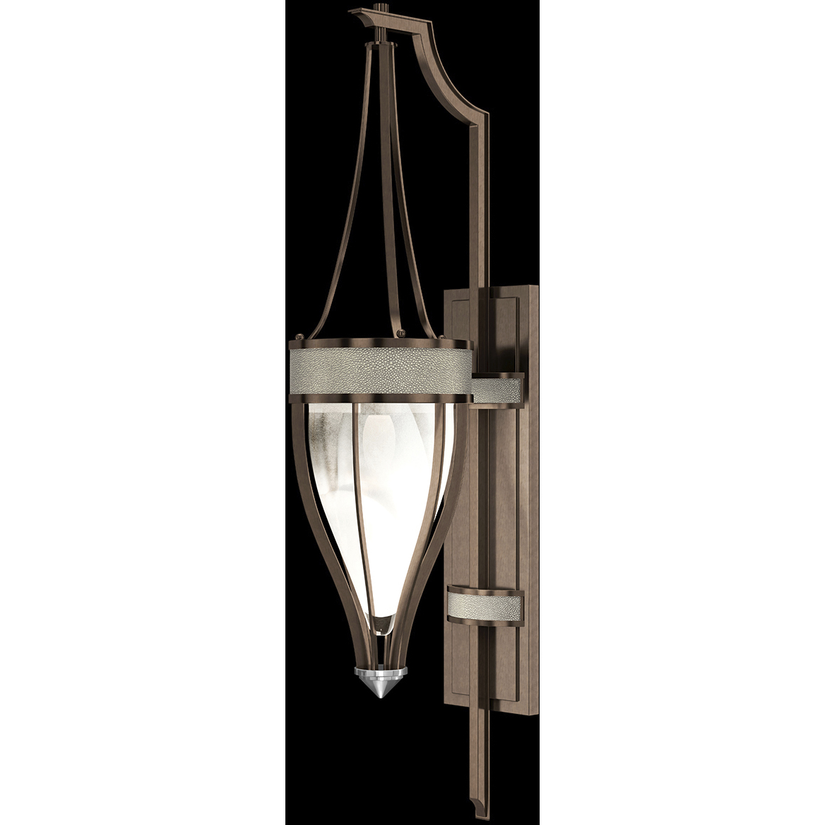 Mirage 1 Light 7.5 inch Bronze Sconce Wall Light