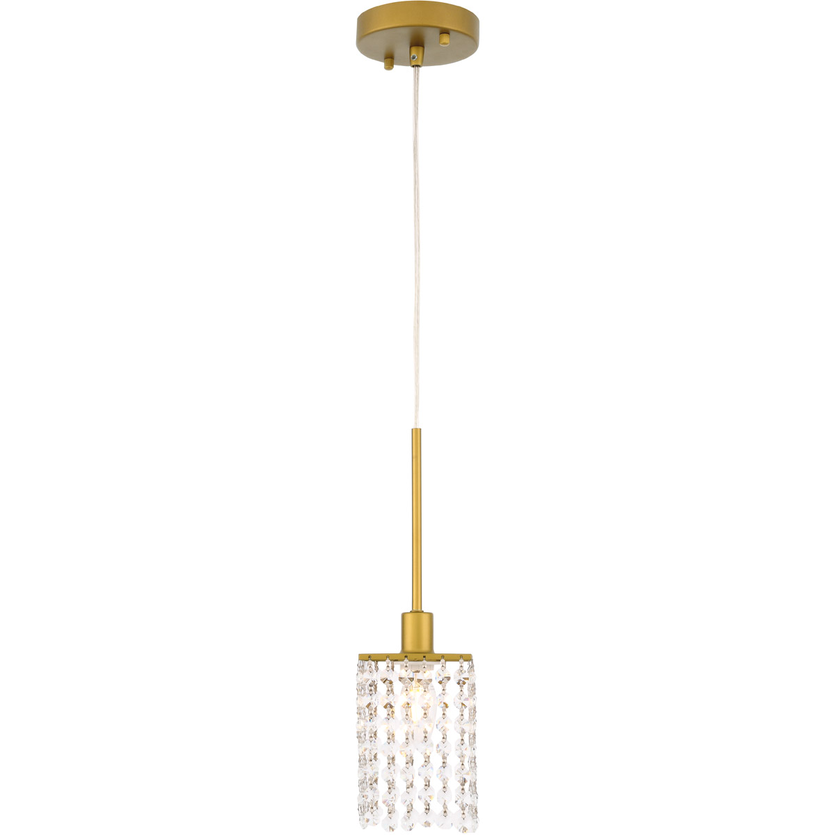 Taylor 1 Light 4.7 inch Brass Pendant Ceiling Light