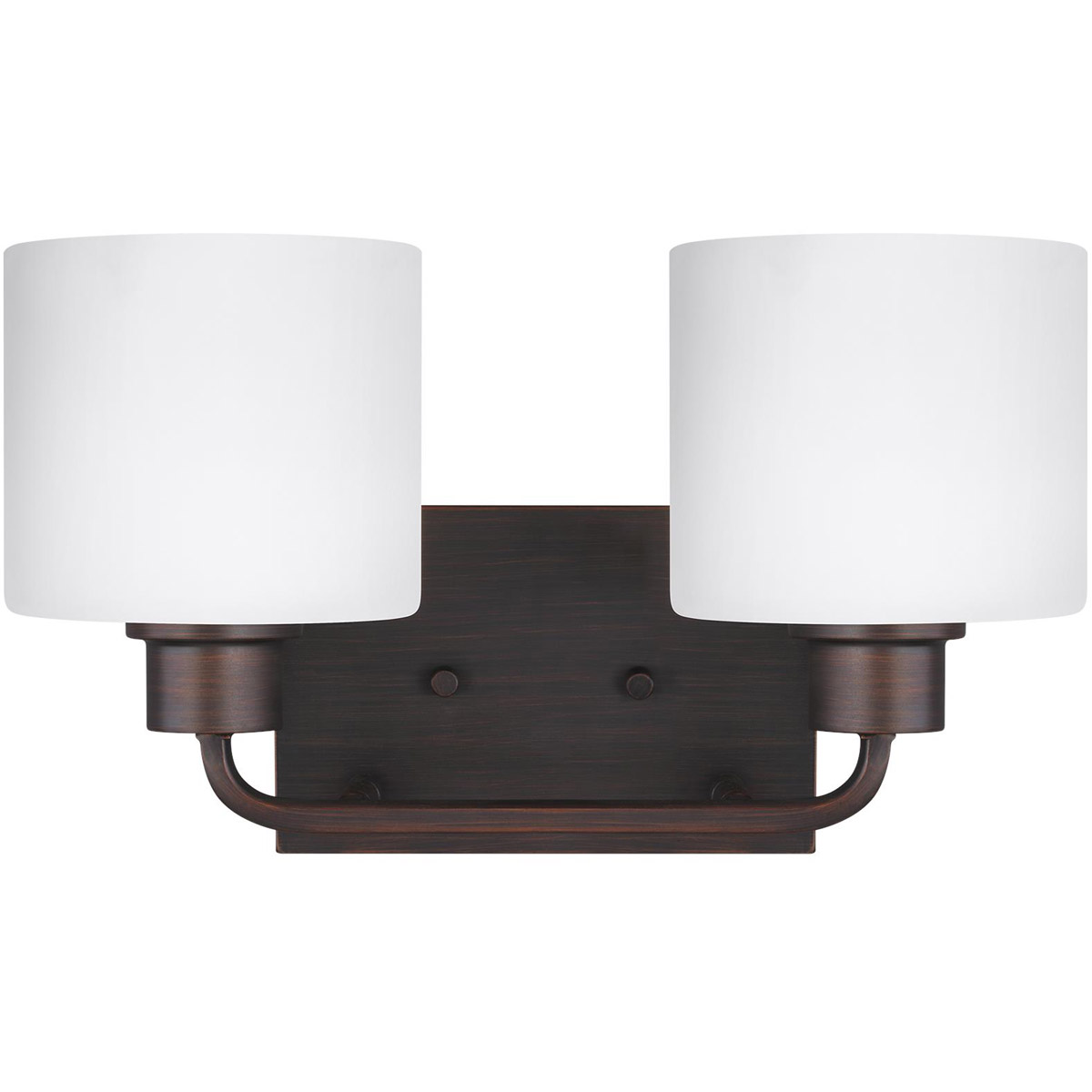 Canfield 2 Light 14.25 inch Bronze Wall Bath Fixture Wall Light