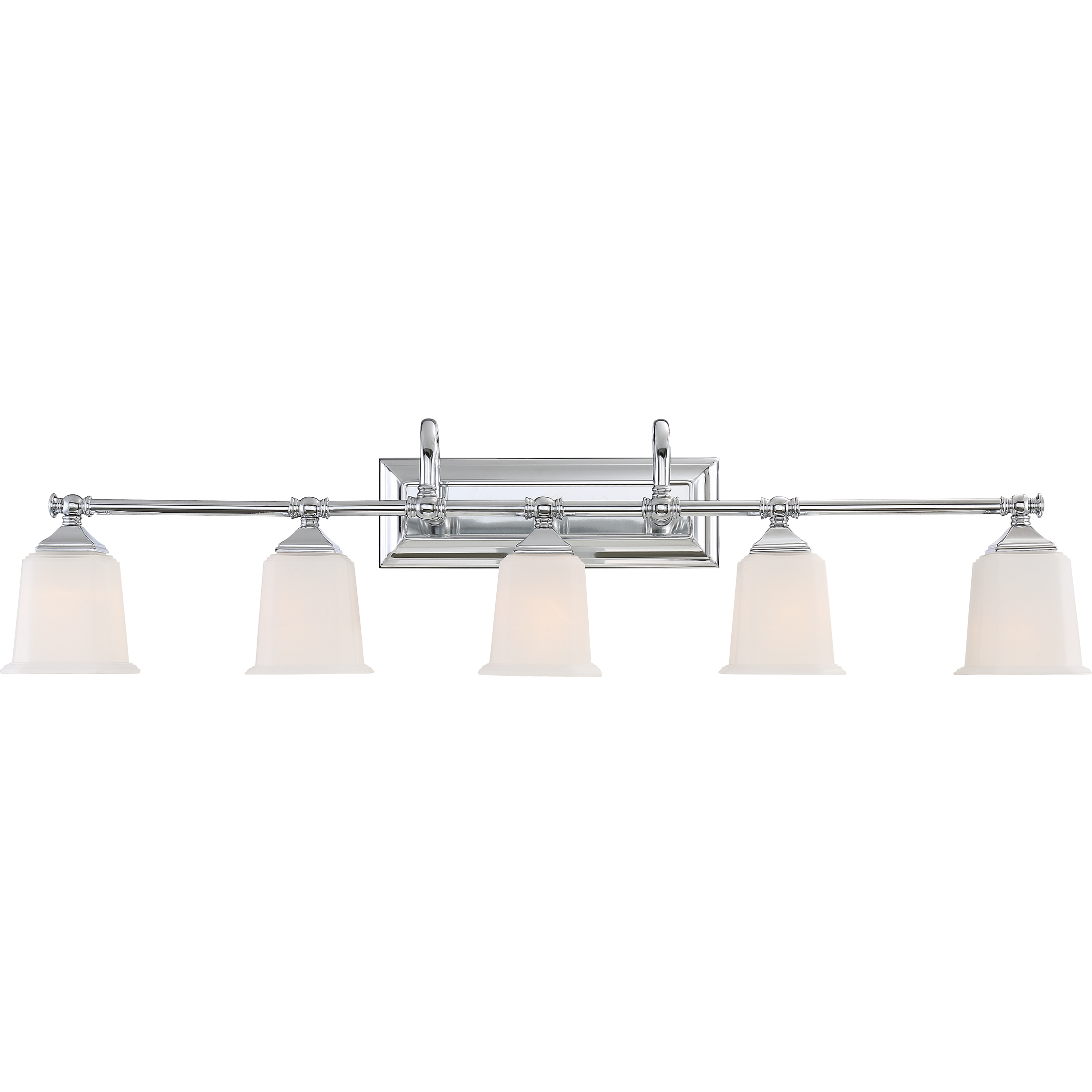 Nicholas 5 Light 42 inch Polished Chrome Bath Light Wall Light
