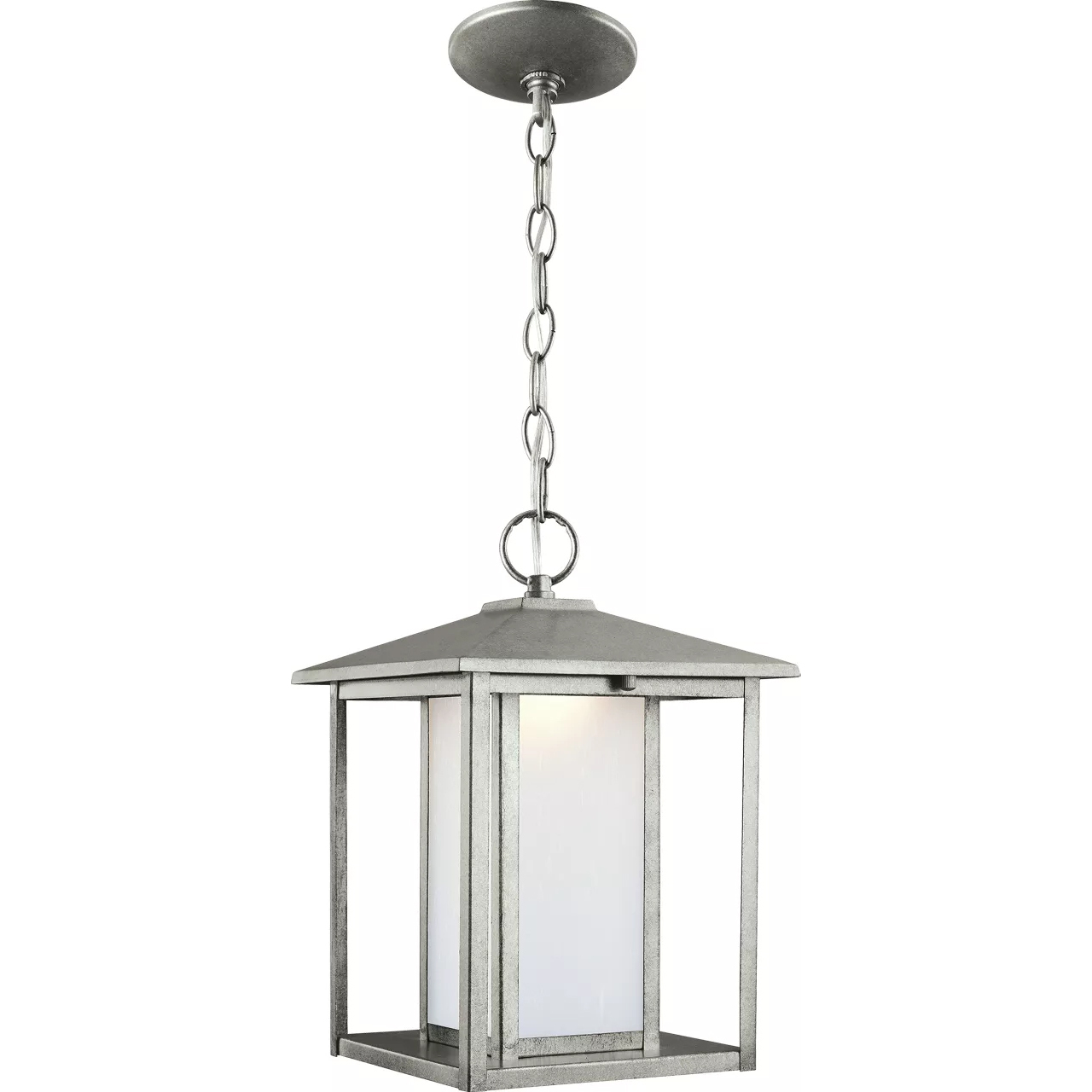 Hunnington LED 9 inch Weathered Pewter Outdoor Pendant