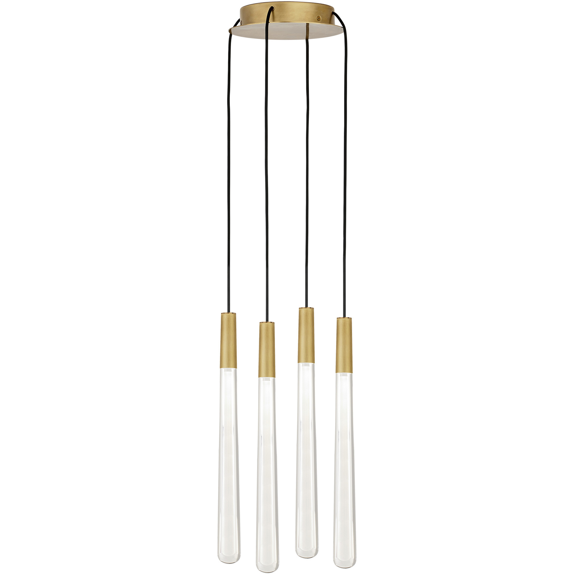Sean Lavin Pylon LED 9 inch Natural Brass Chandelier Ceiling Light