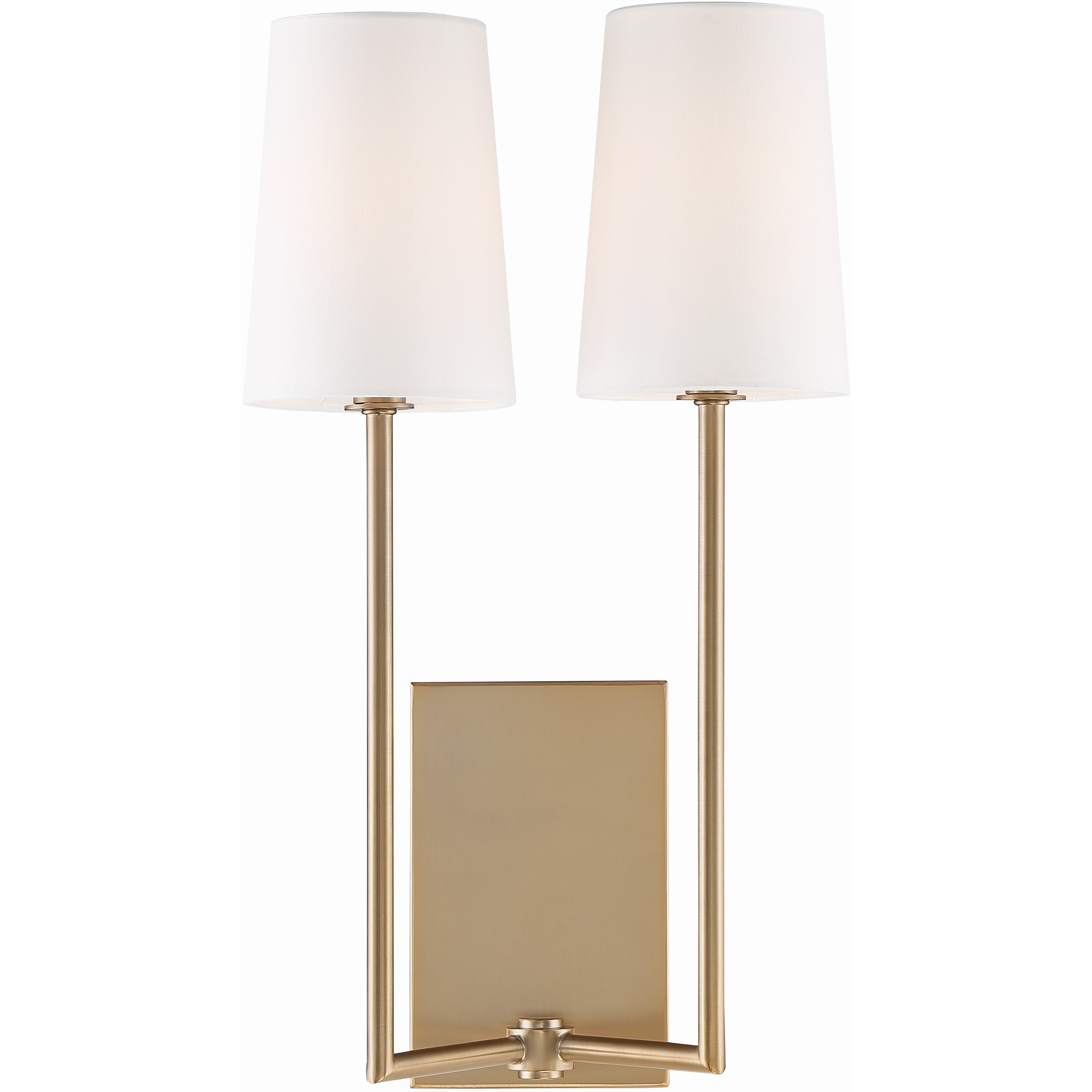 Lena Bath Wall Light in Vibrant Gold