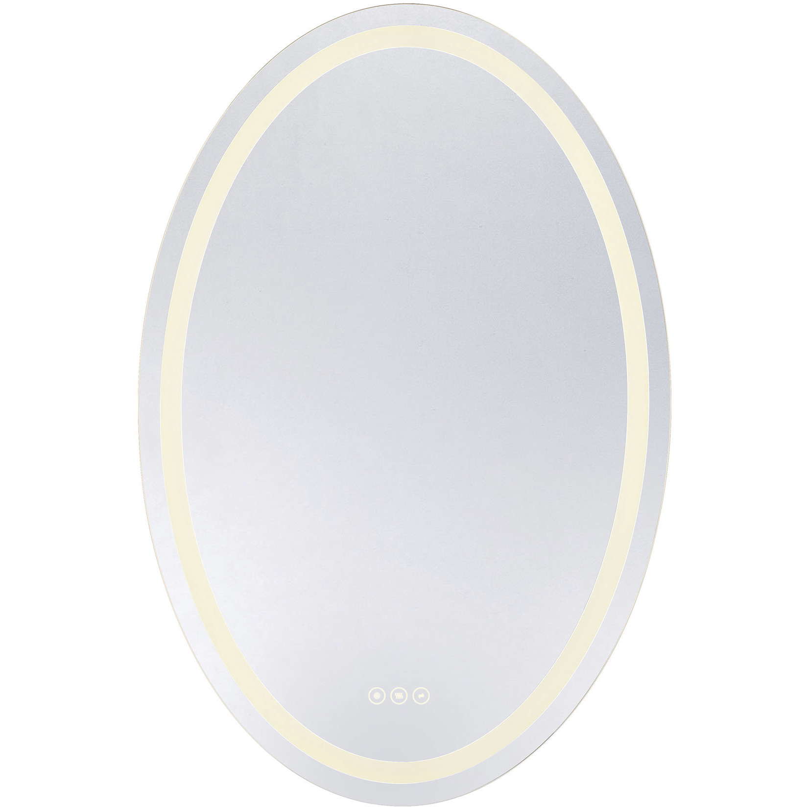 Beckett 36 X 24 inch Frost LED Mirror, Frontlit and Backlit