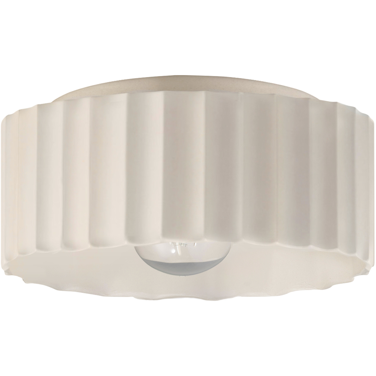 Radiance 1 Light 13 inch Matte White Flush Mount Ceiling Light