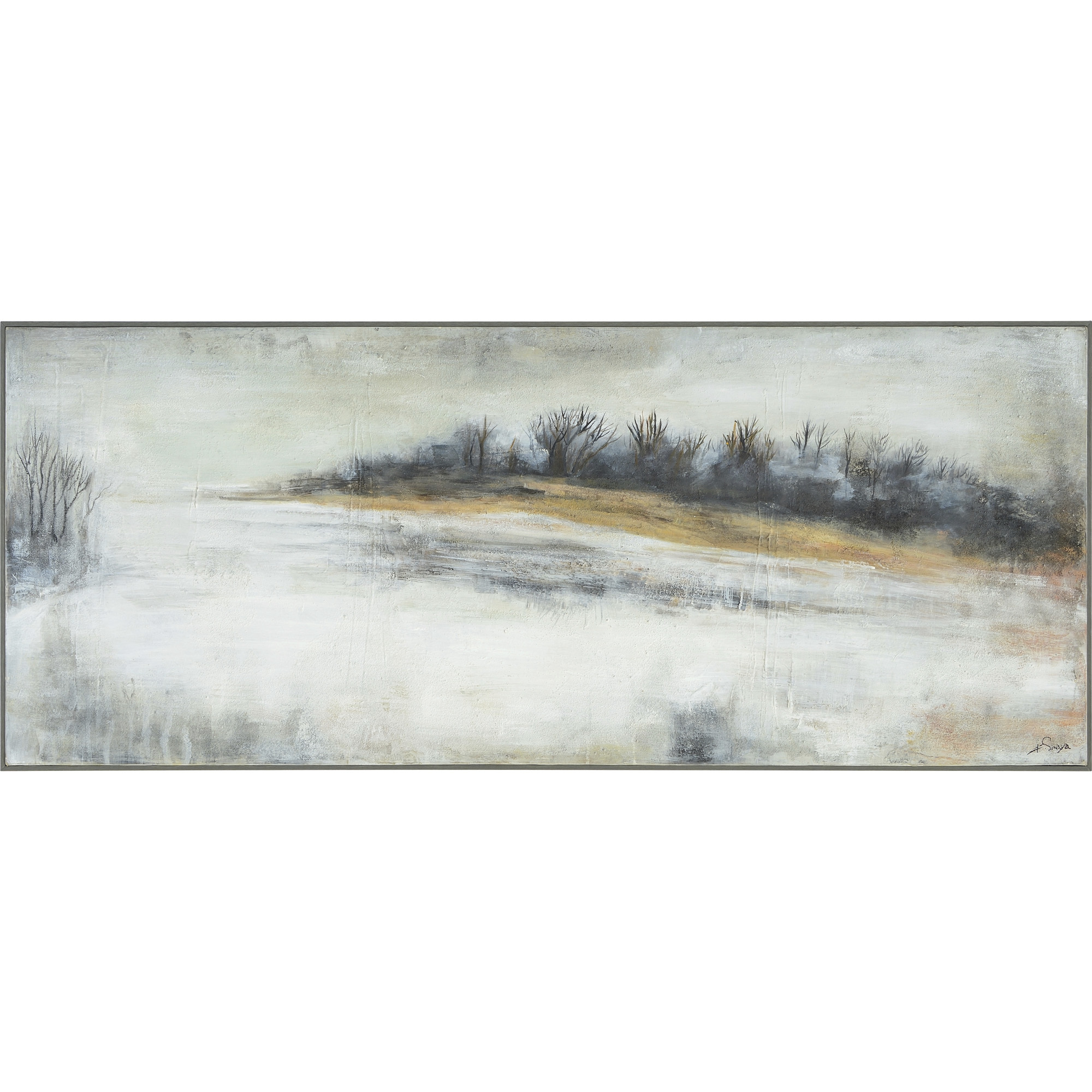 Denali Multicolor Texture Canvas Art