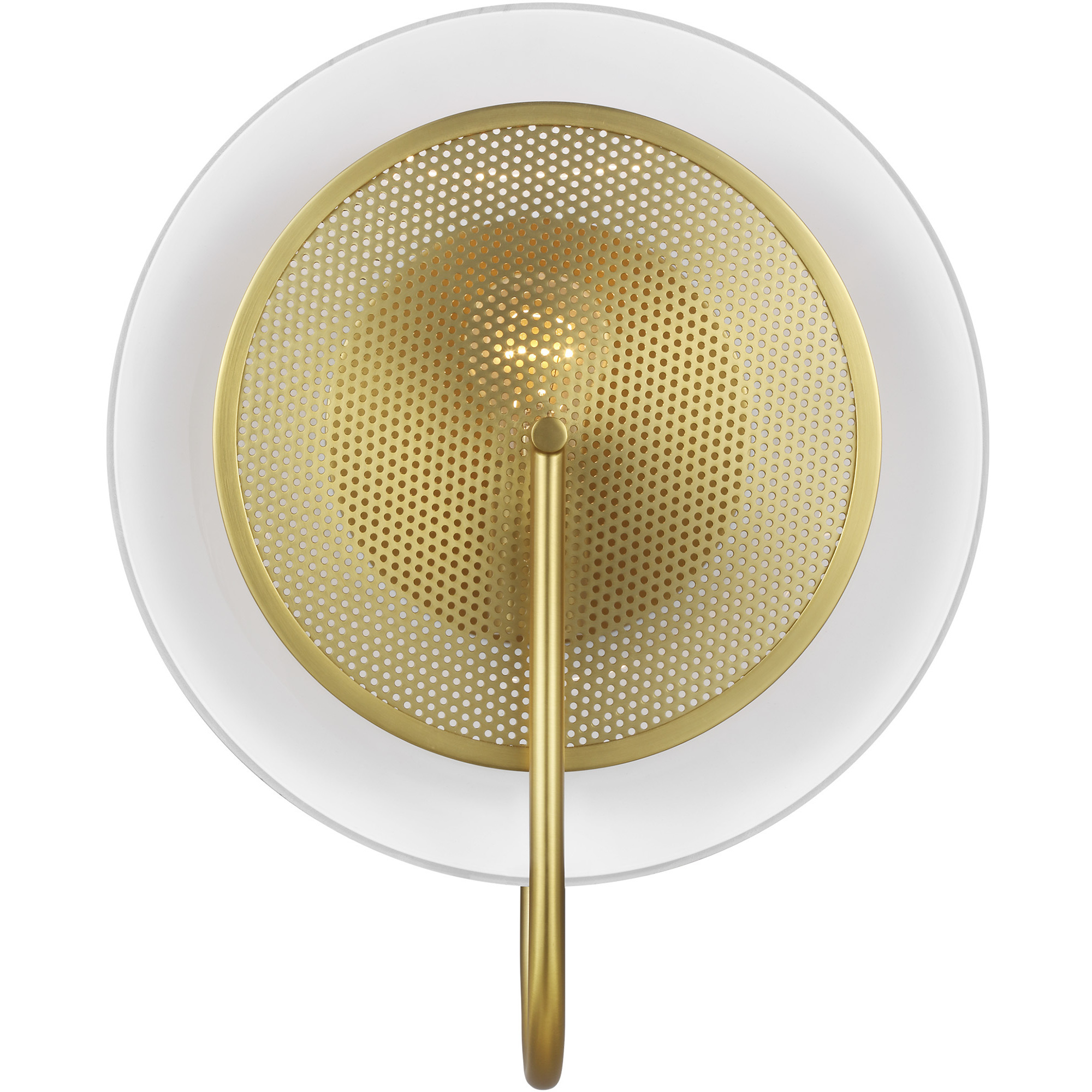 Kelly by Kelly Wearstler Gesture 1 Light 12.88 inch Burnished Brass Sconce Wall Light