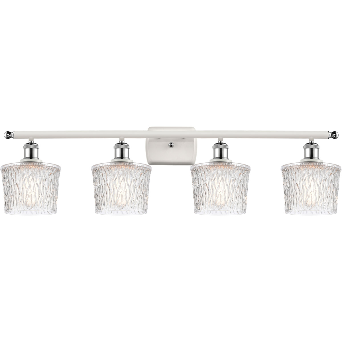 Ballston Niagra LED 36 inch White and Polished Chrome Bath Vanity Light Wall Light, Ballston